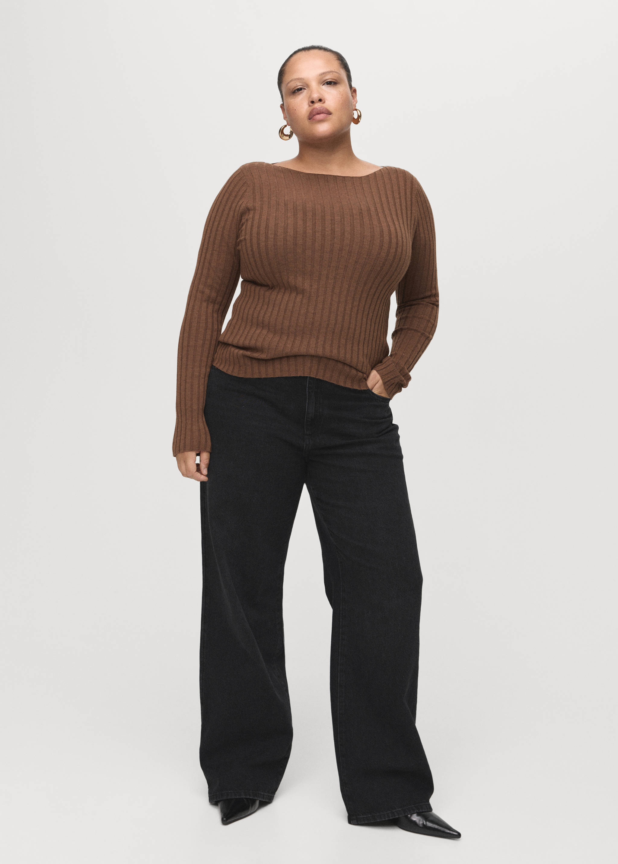 Τζιν Danila wide leg ψηλόμεσο - Λεπτομέρεια του προϊόντος 6
