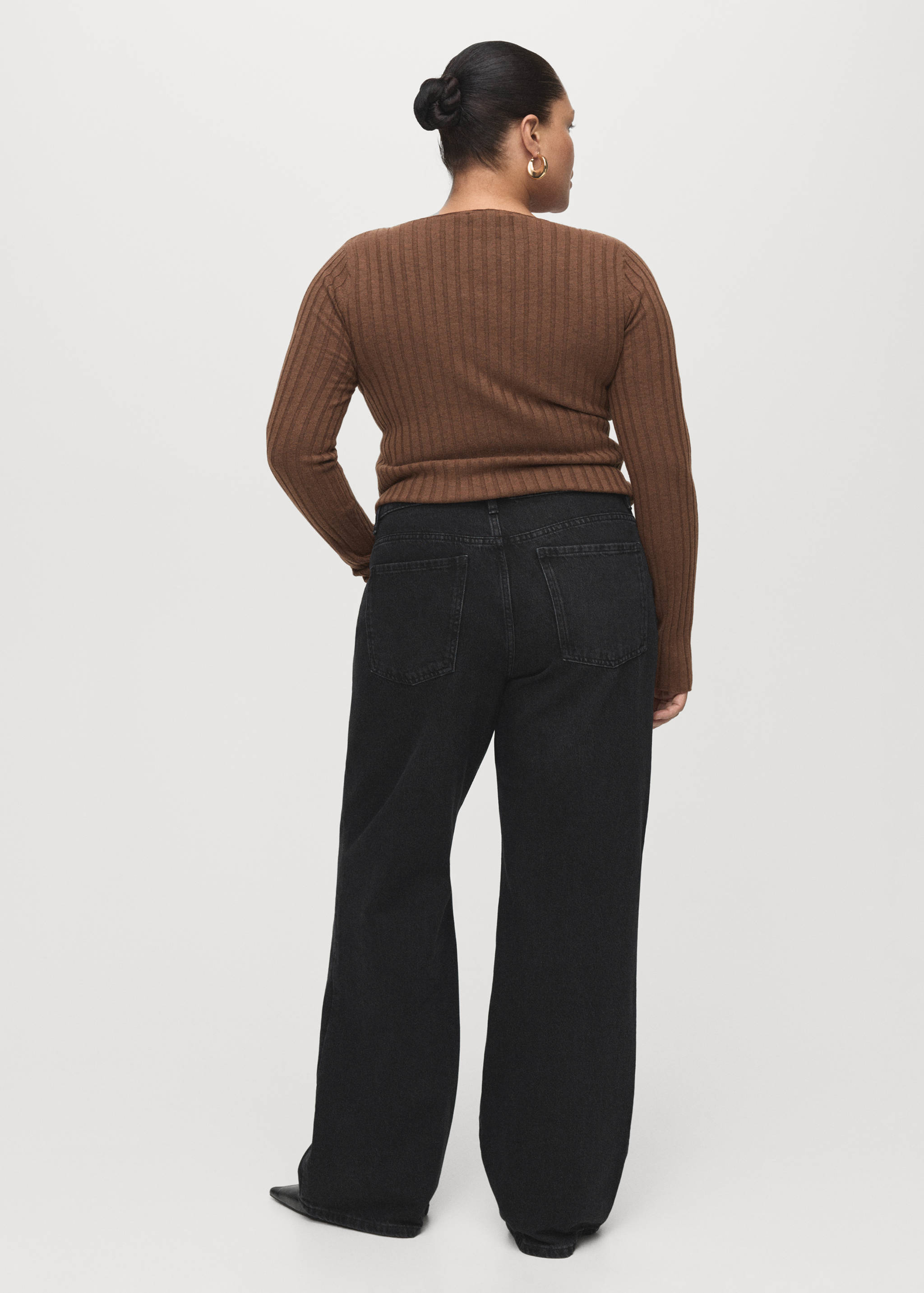 Τζιν Danila wide leg ψηλόμεσο - Λεπτομέρεια του προϊόντος 4