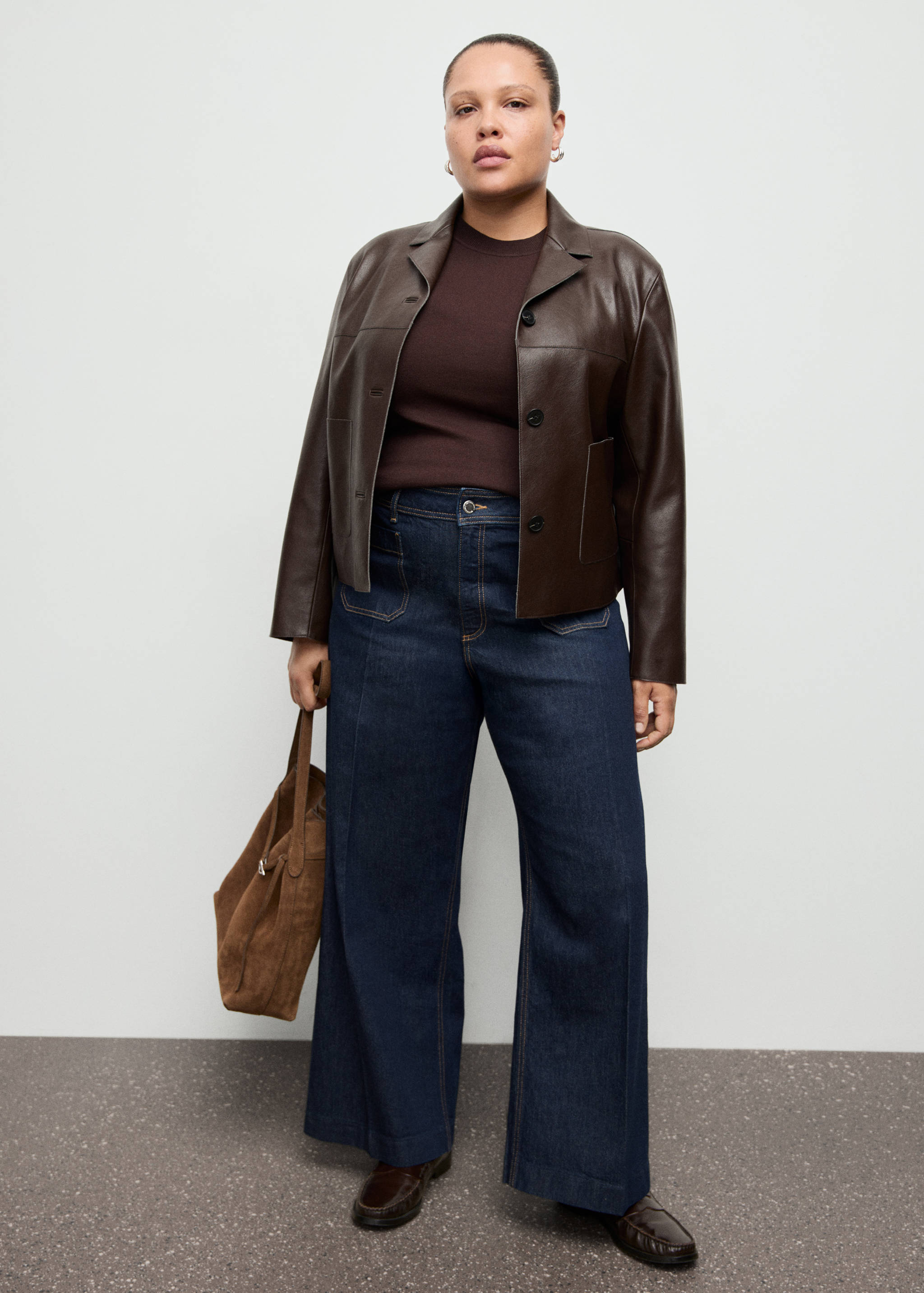 Wide leg jeans with pockets - Details of the article 6