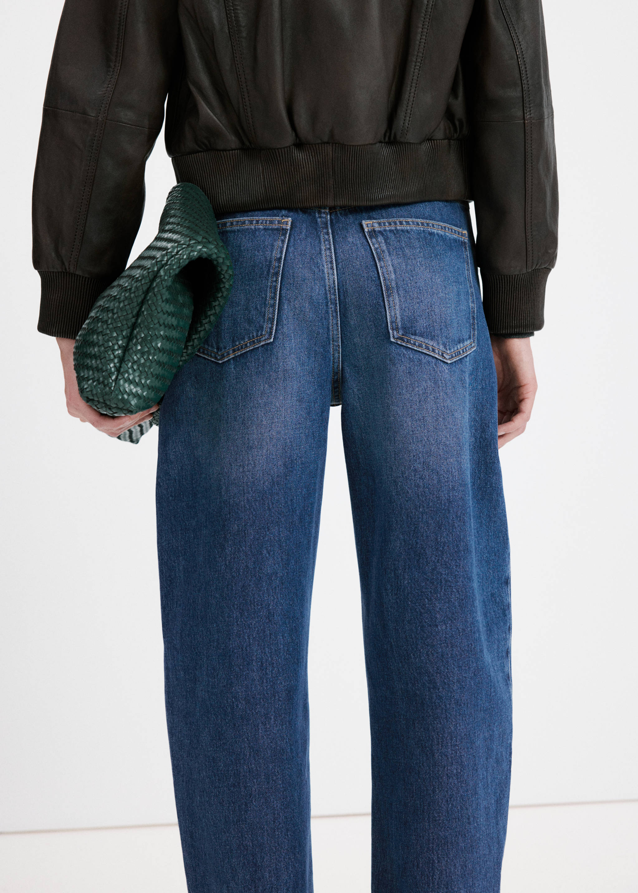 Barrel-Jeans mit hoher Taille - Detail des Artikels 3