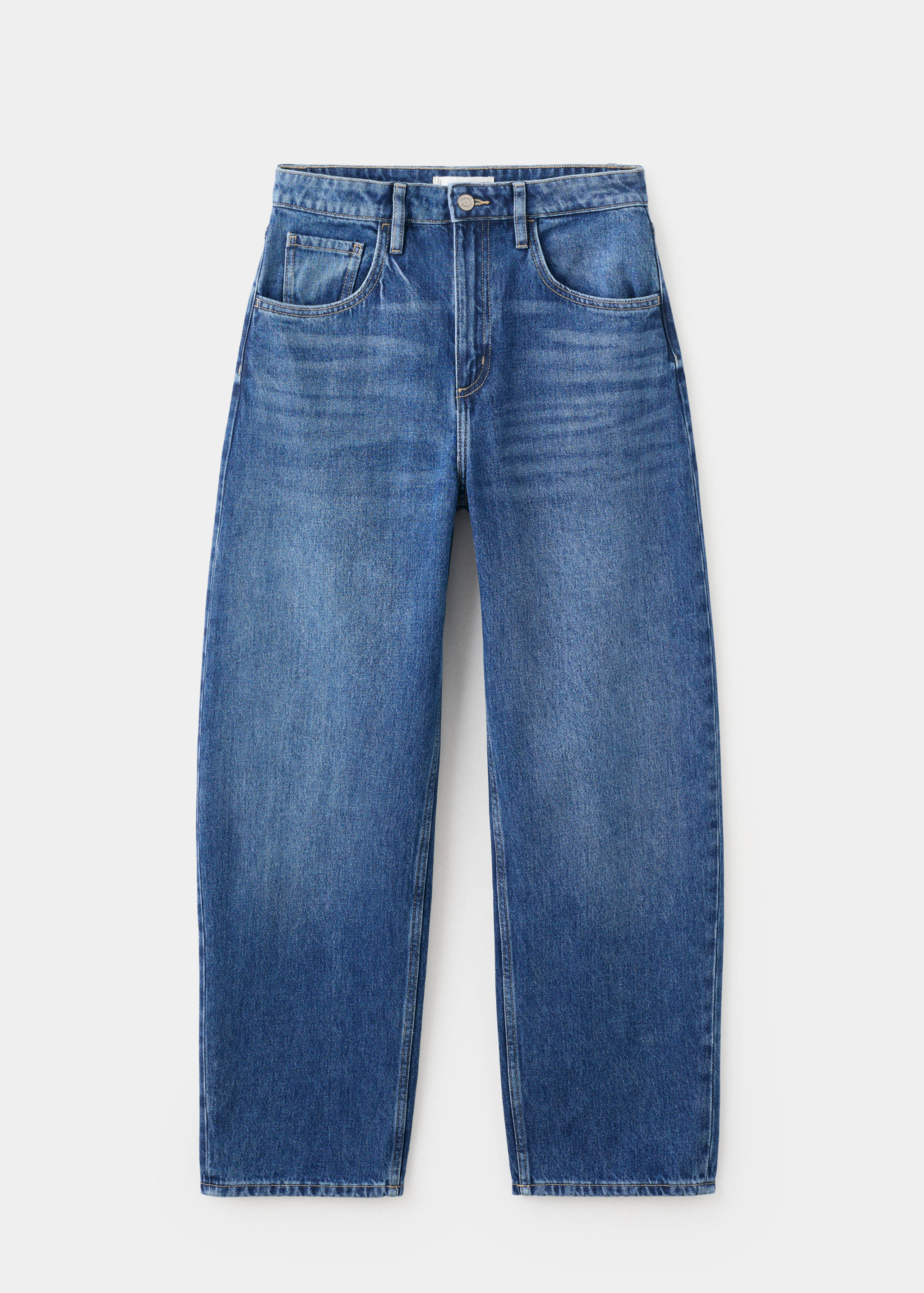 Barrel-Jeans mit hoher Taille - Artikel ohne Model