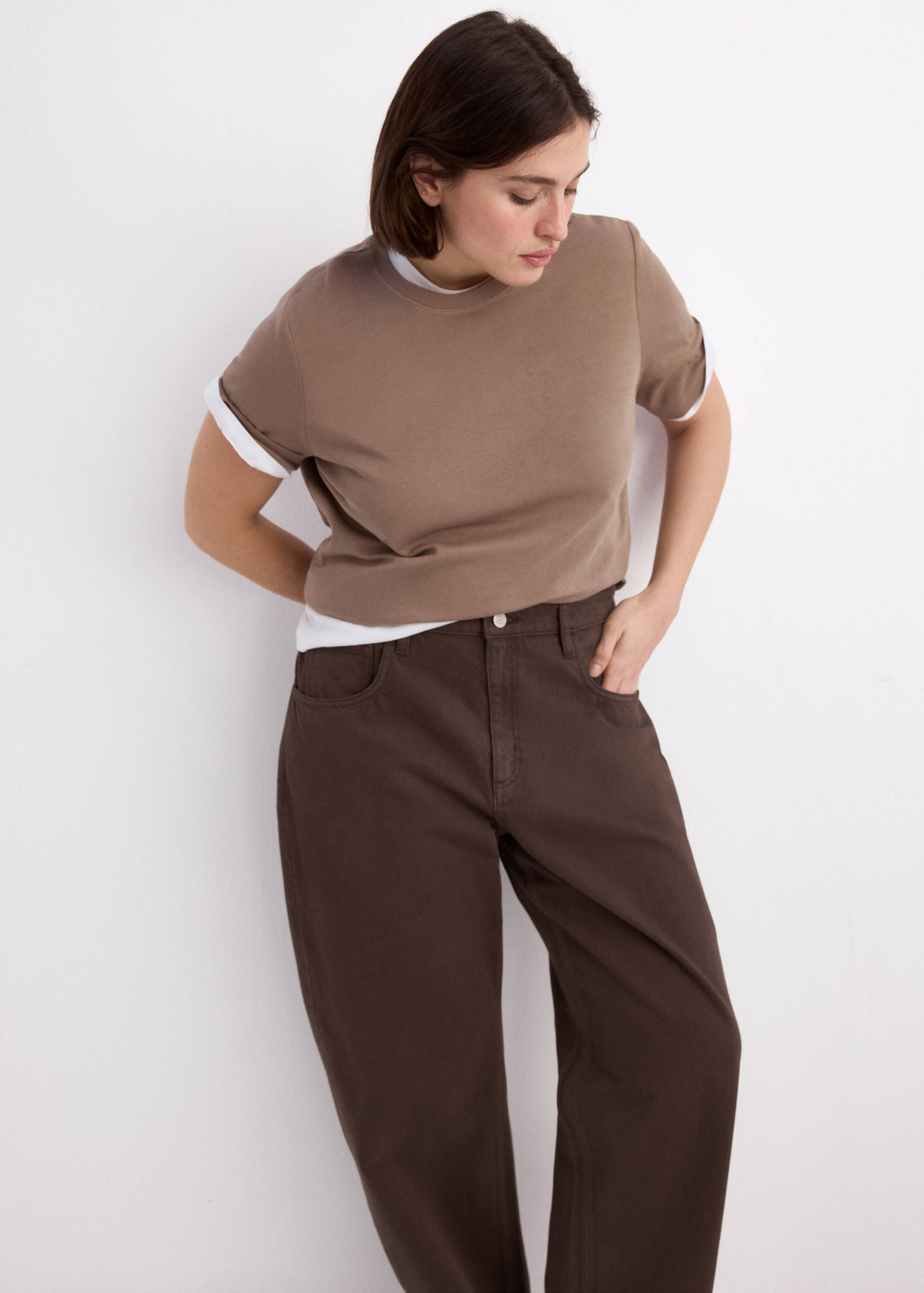 Barrel-Jeans mit hoher Taille - Detail des Artikels 5