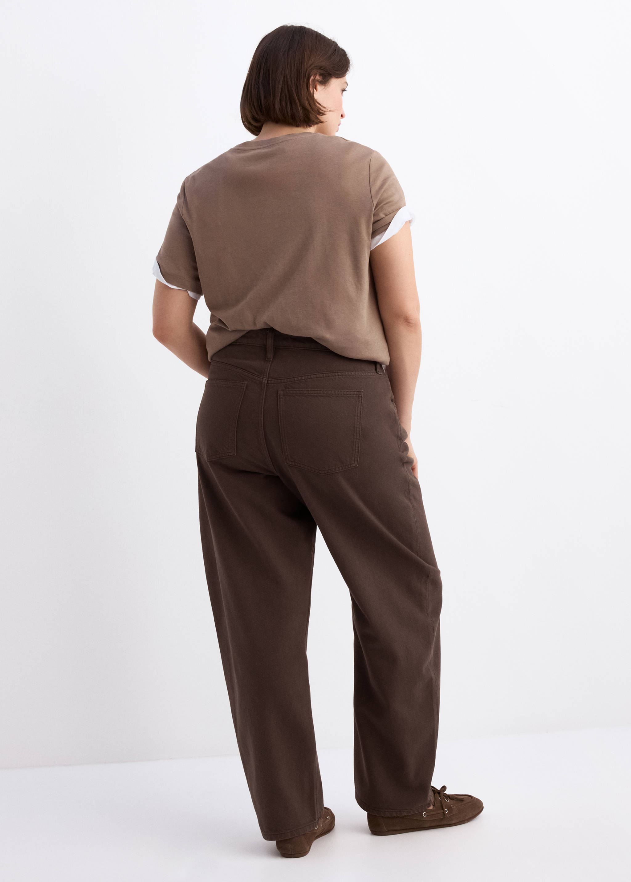 Barrel-Jeans mit hoher Taille - Detail des Artikels 4