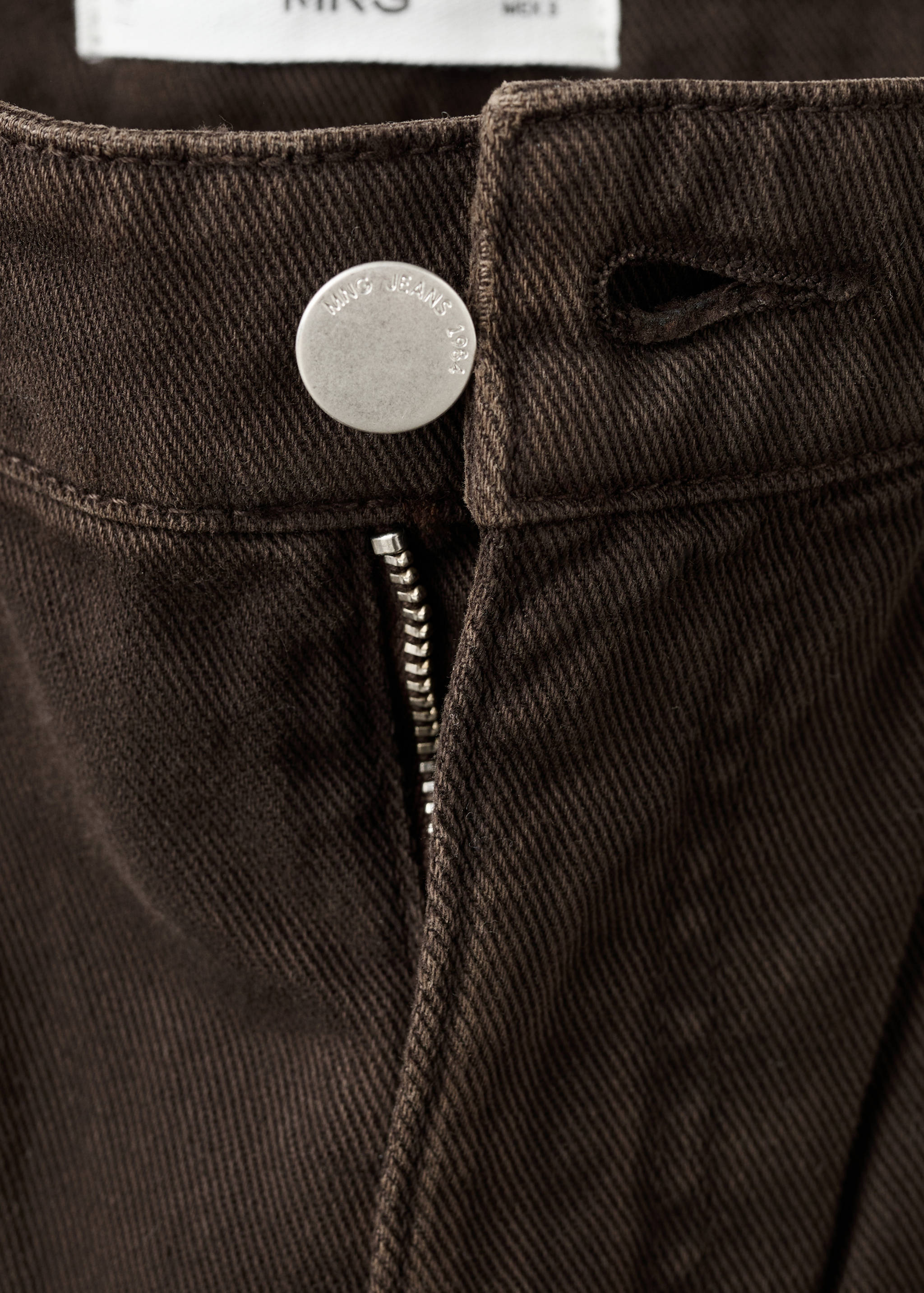 Jeans wide leg amb tatxes - Detall de l'article 0