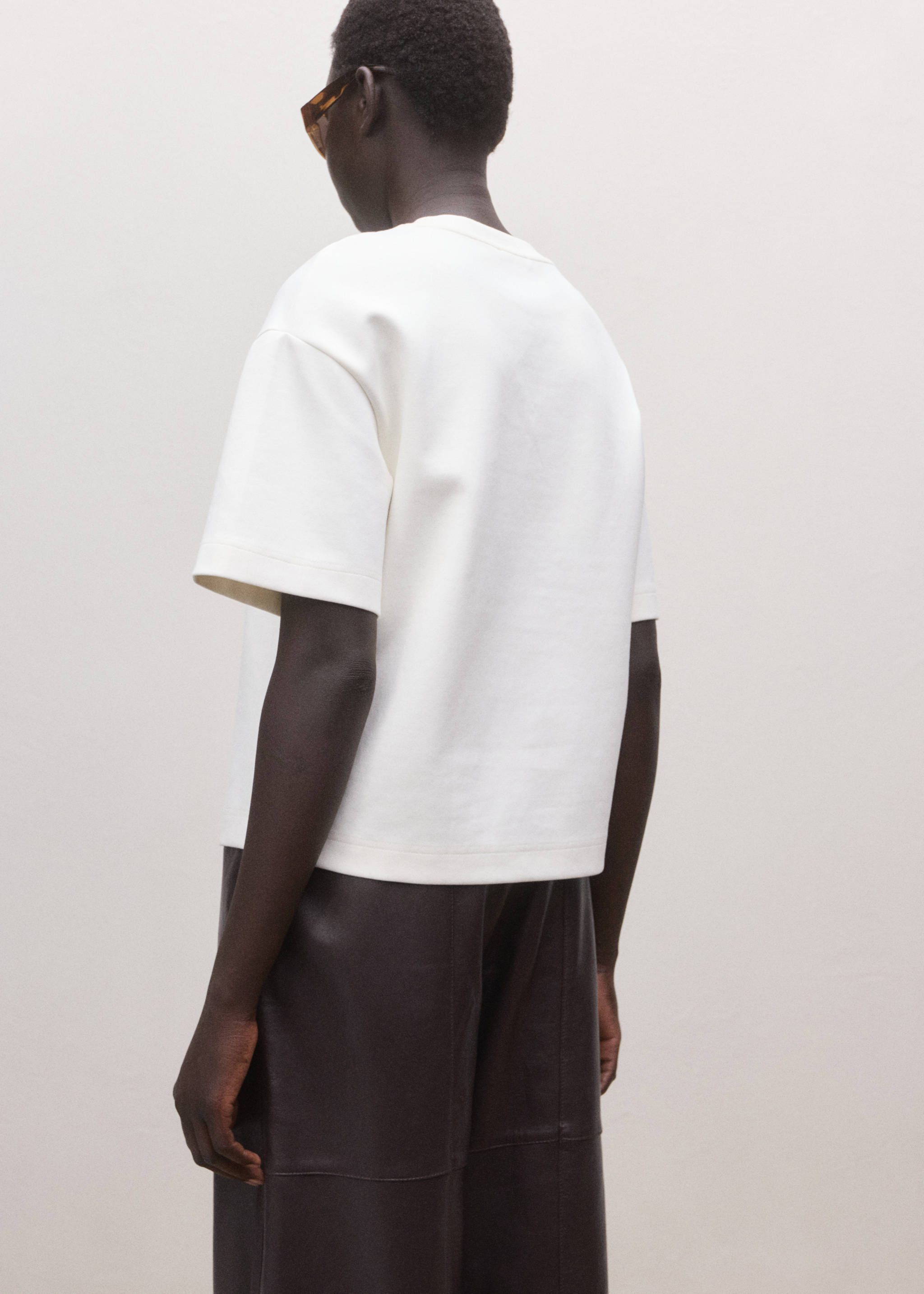 T-shirt en coton oversize - Verso de l’article
