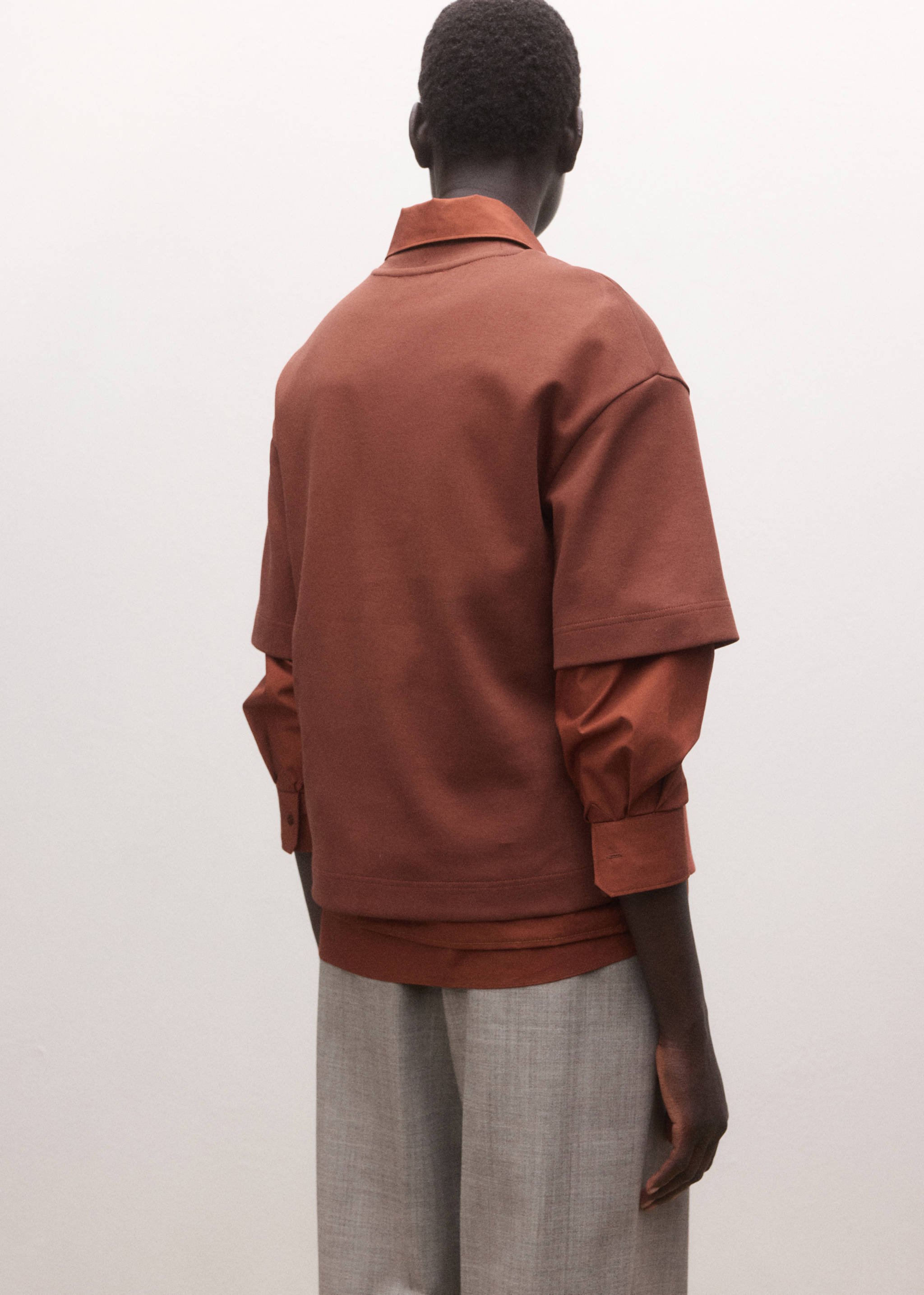 T-shirt en coton oversize - Verso de l’article
