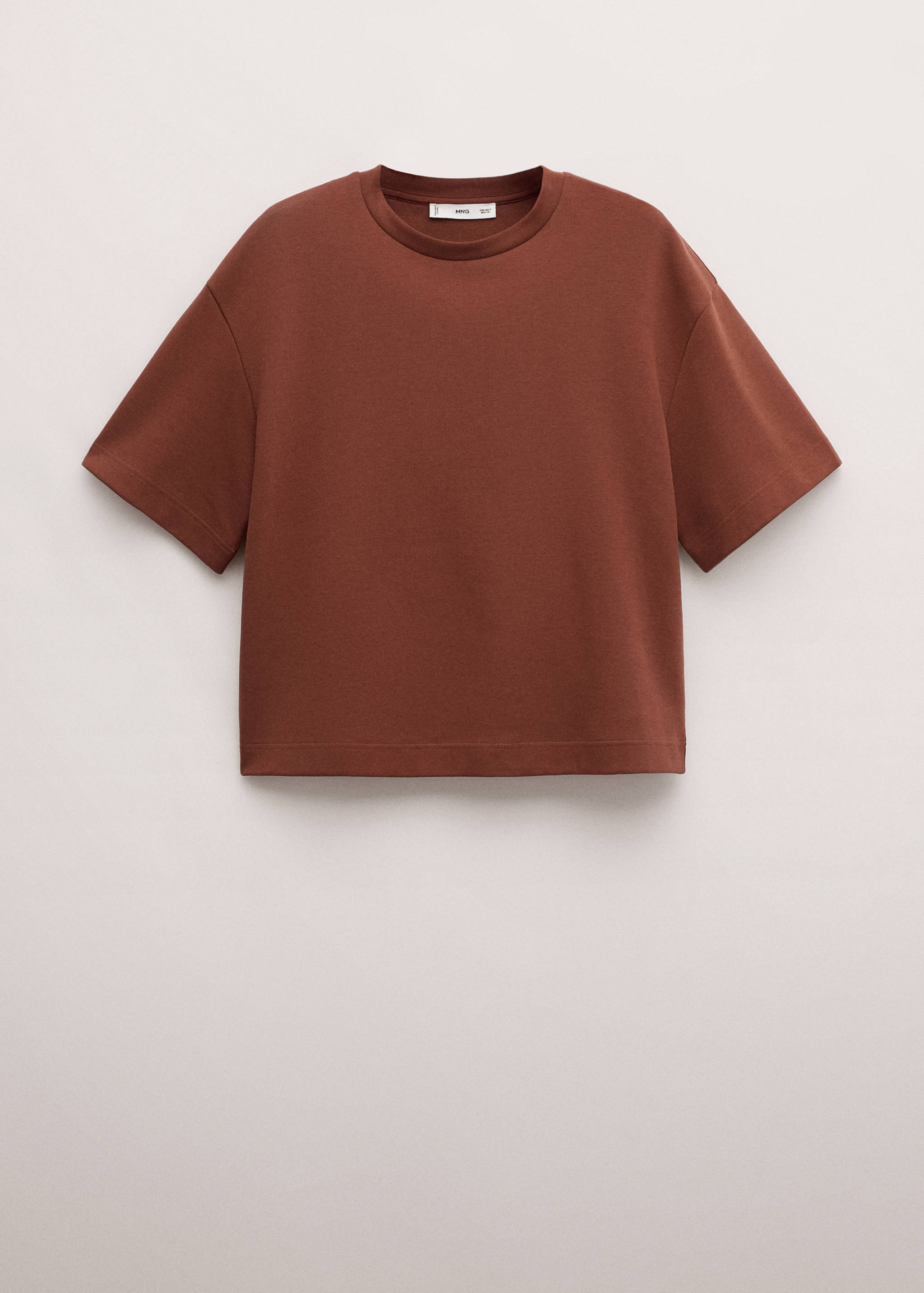 T-shirt en coton oversize - Article sans modèle