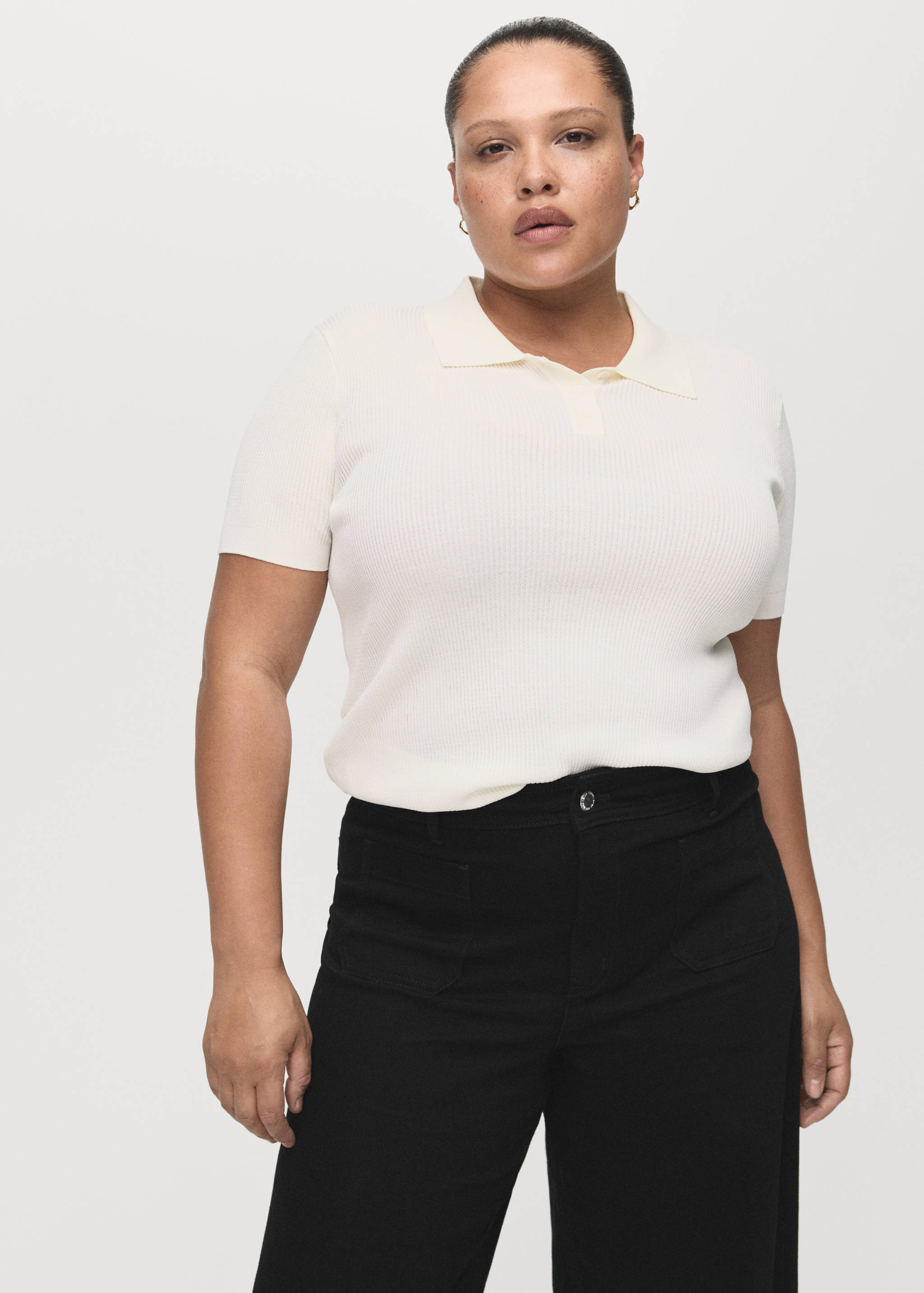 Wide leg jeans with pockets - Details of the article 5