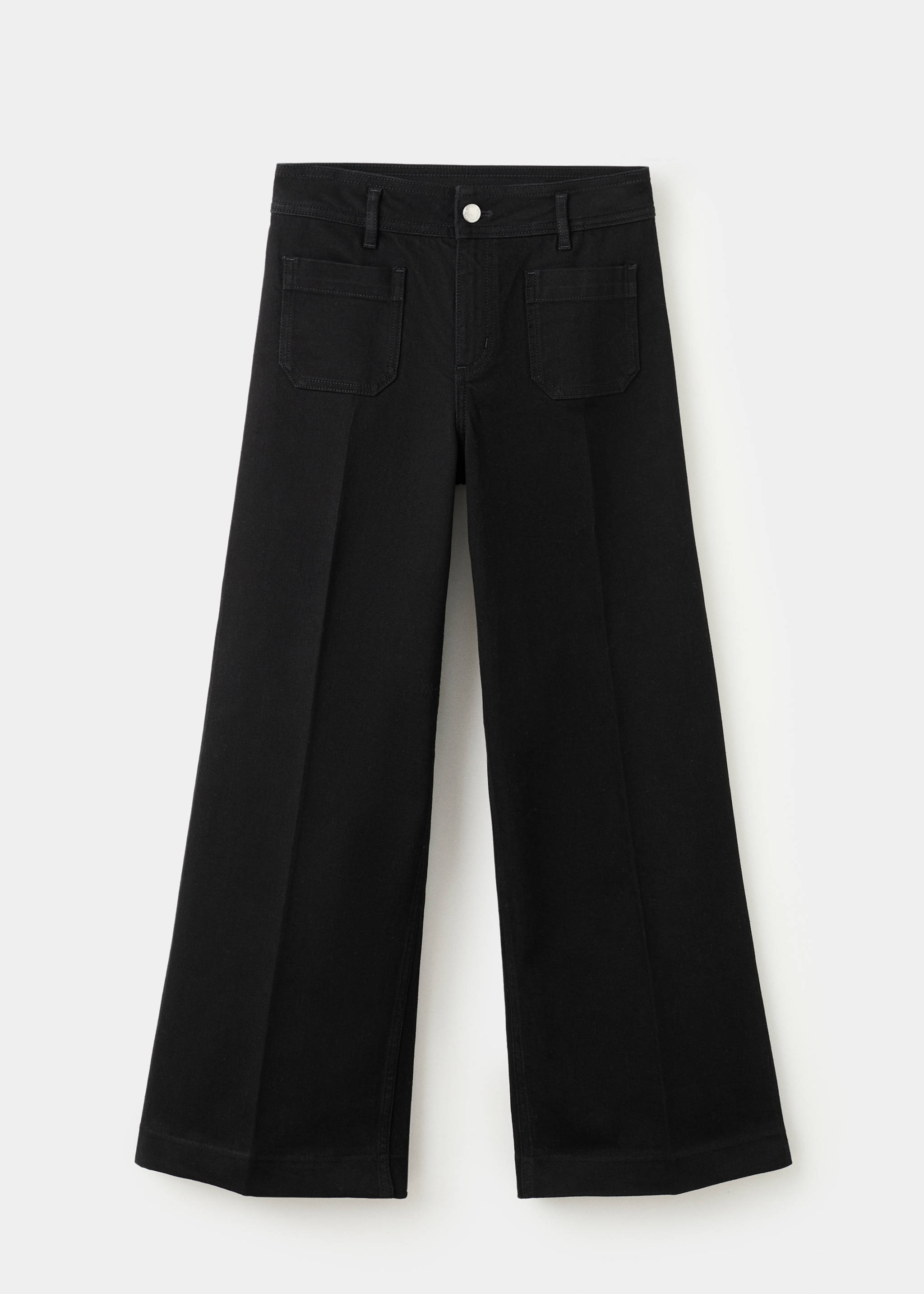 Wide leg jeans with pockets - Article without model