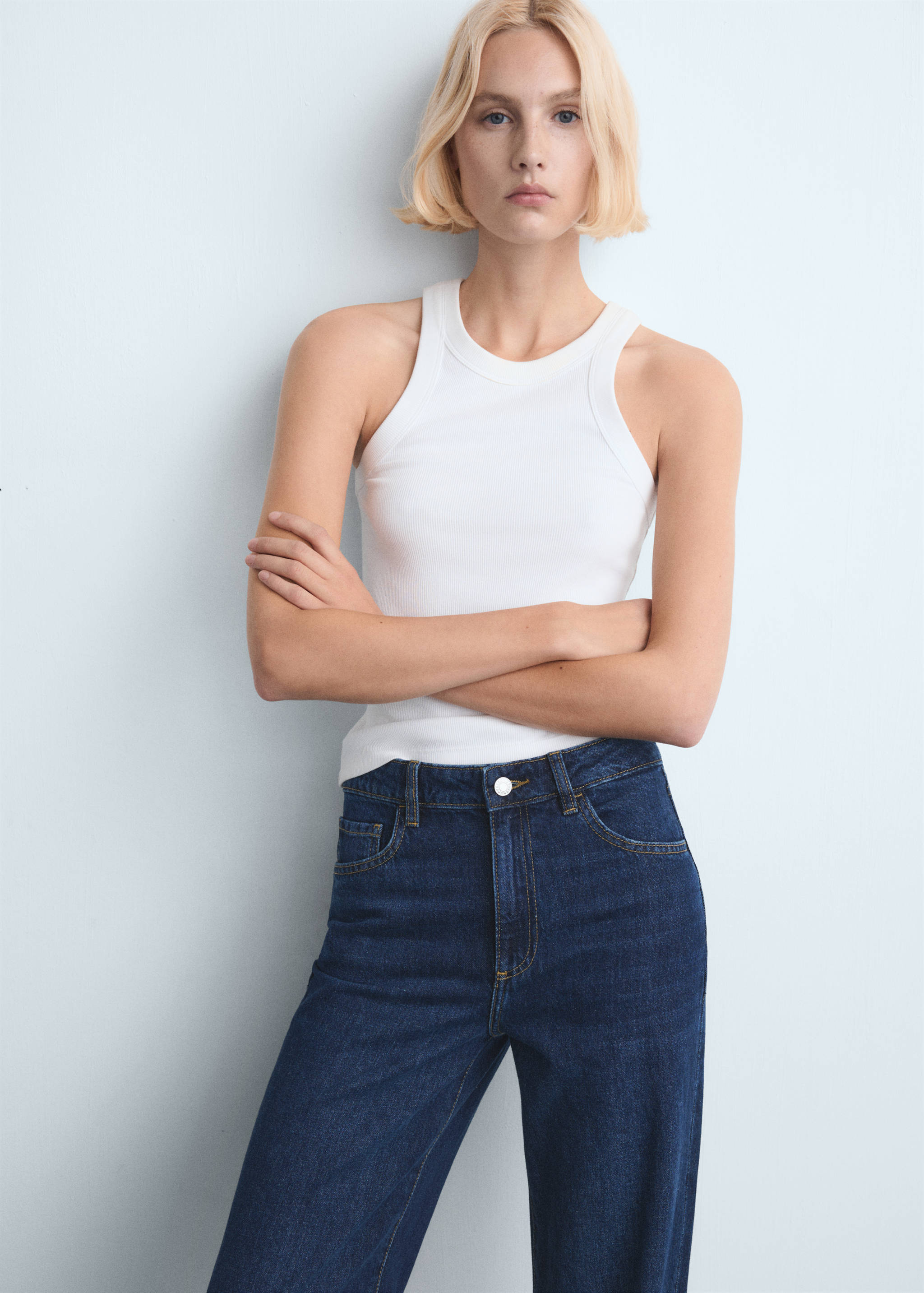 Τζιν Danila wide leg ψηλόμεσο - Λεπτομέρεια του προϊόντος 2