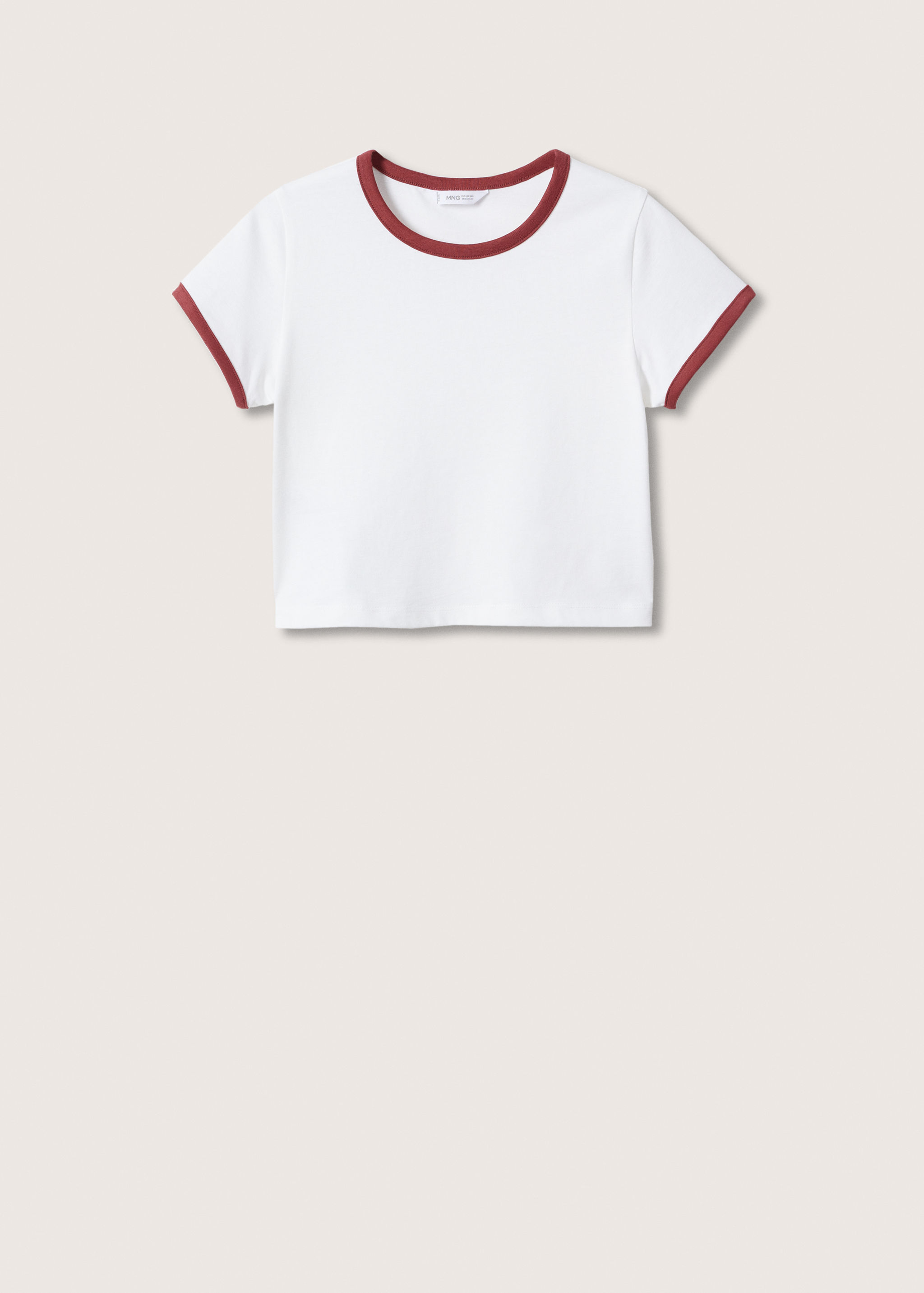 Camiseta vivos contraste - Artículo sin modelo