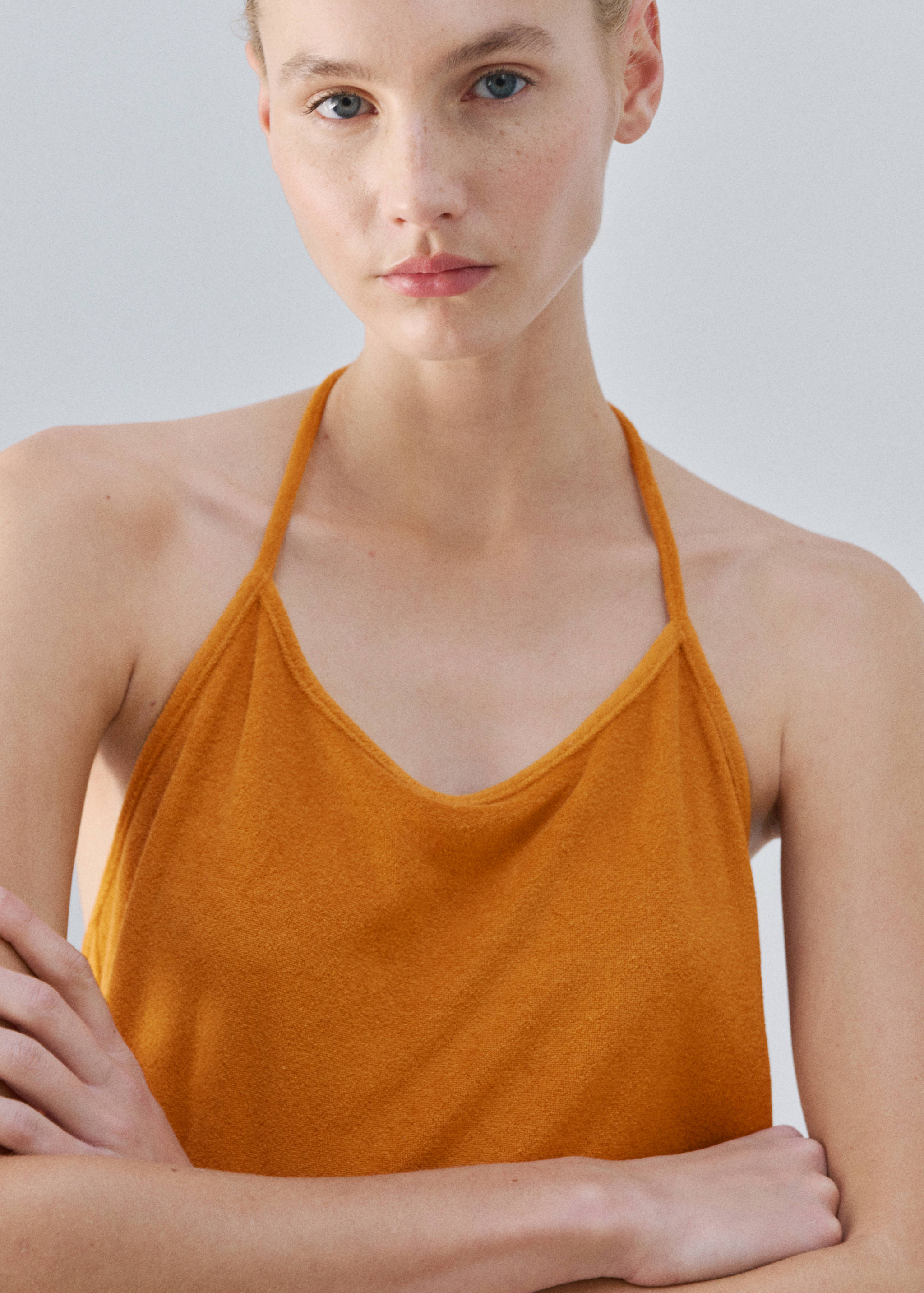 Chemise de nuit en coton bouclette - Détail de l'article 1