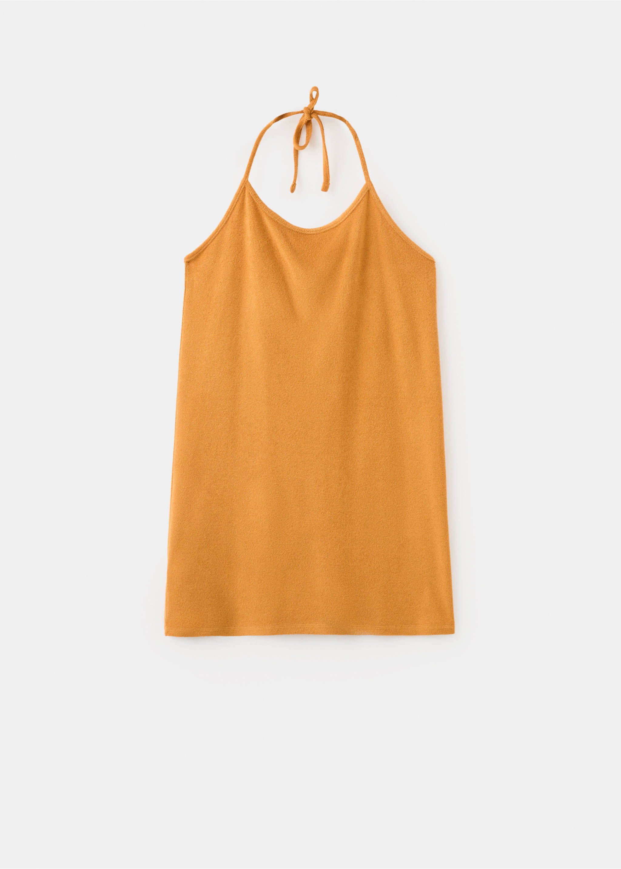 Chemise de nuit en coton bouclette - Article sans modèle, Orange. Ref: 27023330-00.