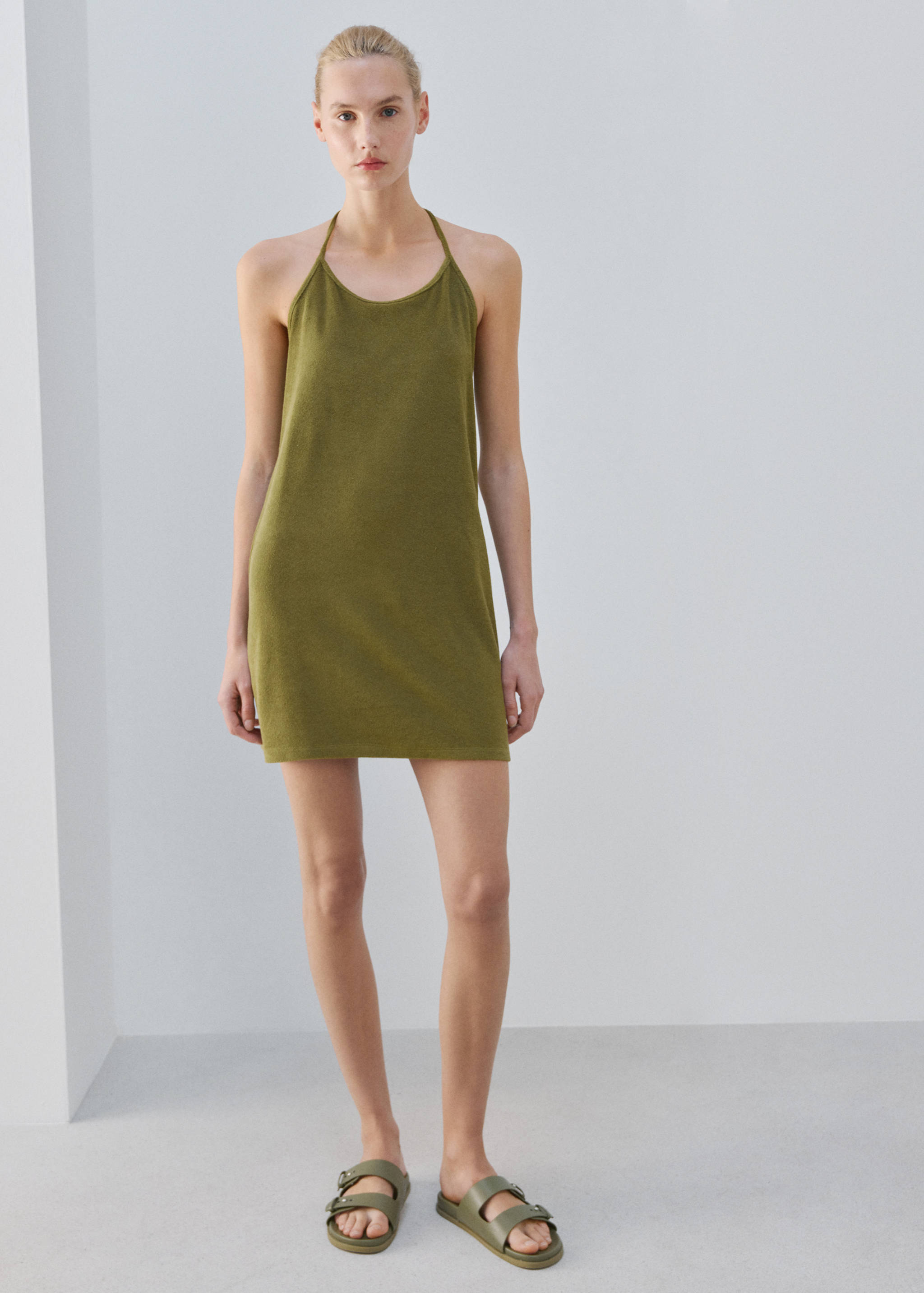 Chemise de nuit en coton bouclette - Plan général