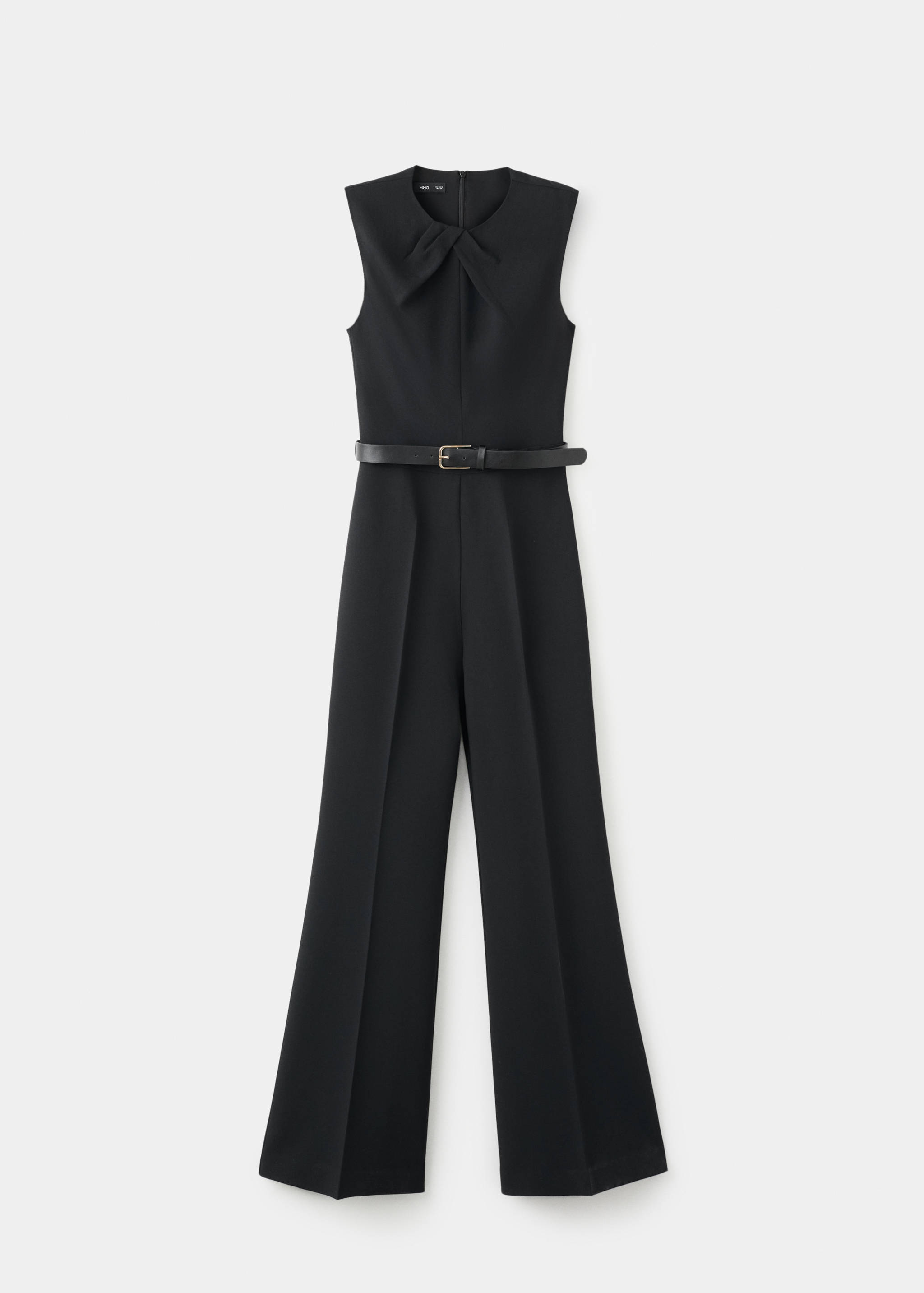 Jumpsuit mit drapiertem Detail und Gürtel - Artikel ohne Model