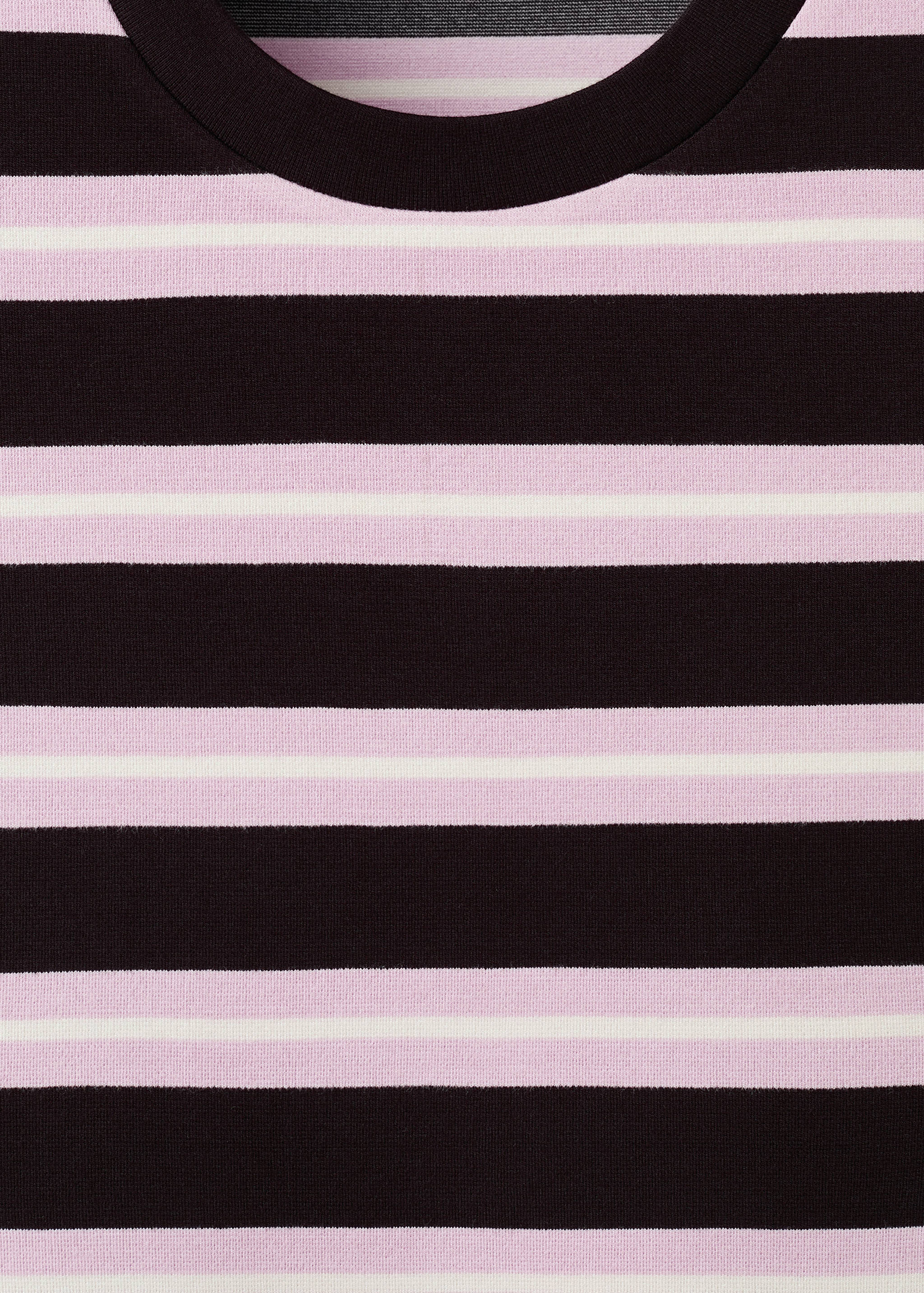 Kurzärmliges Streifen-T-Shirt - Detail des Artikels 8