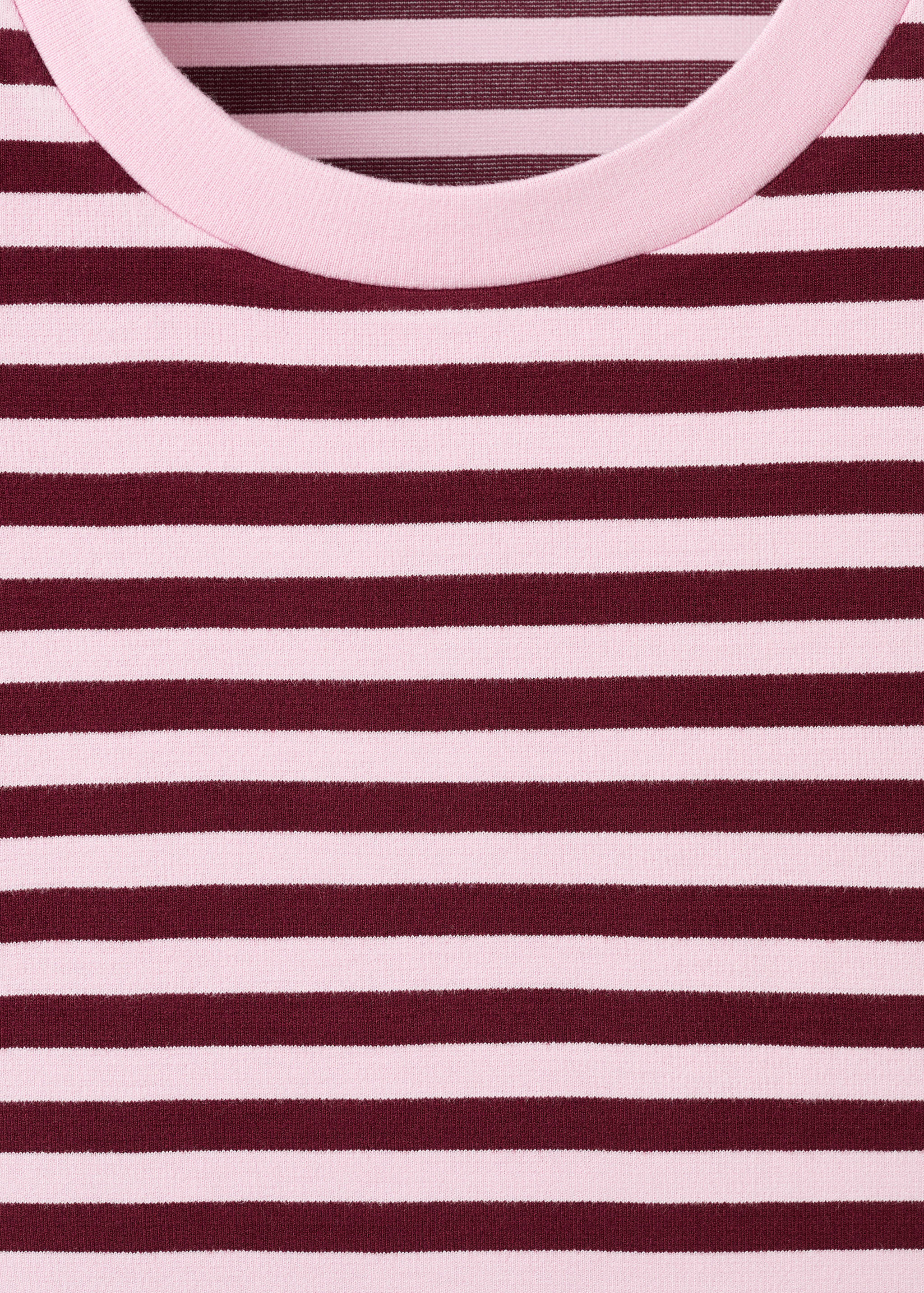 Kurzärmliges Streifen-T-Shirt - Detail des Artikels 8