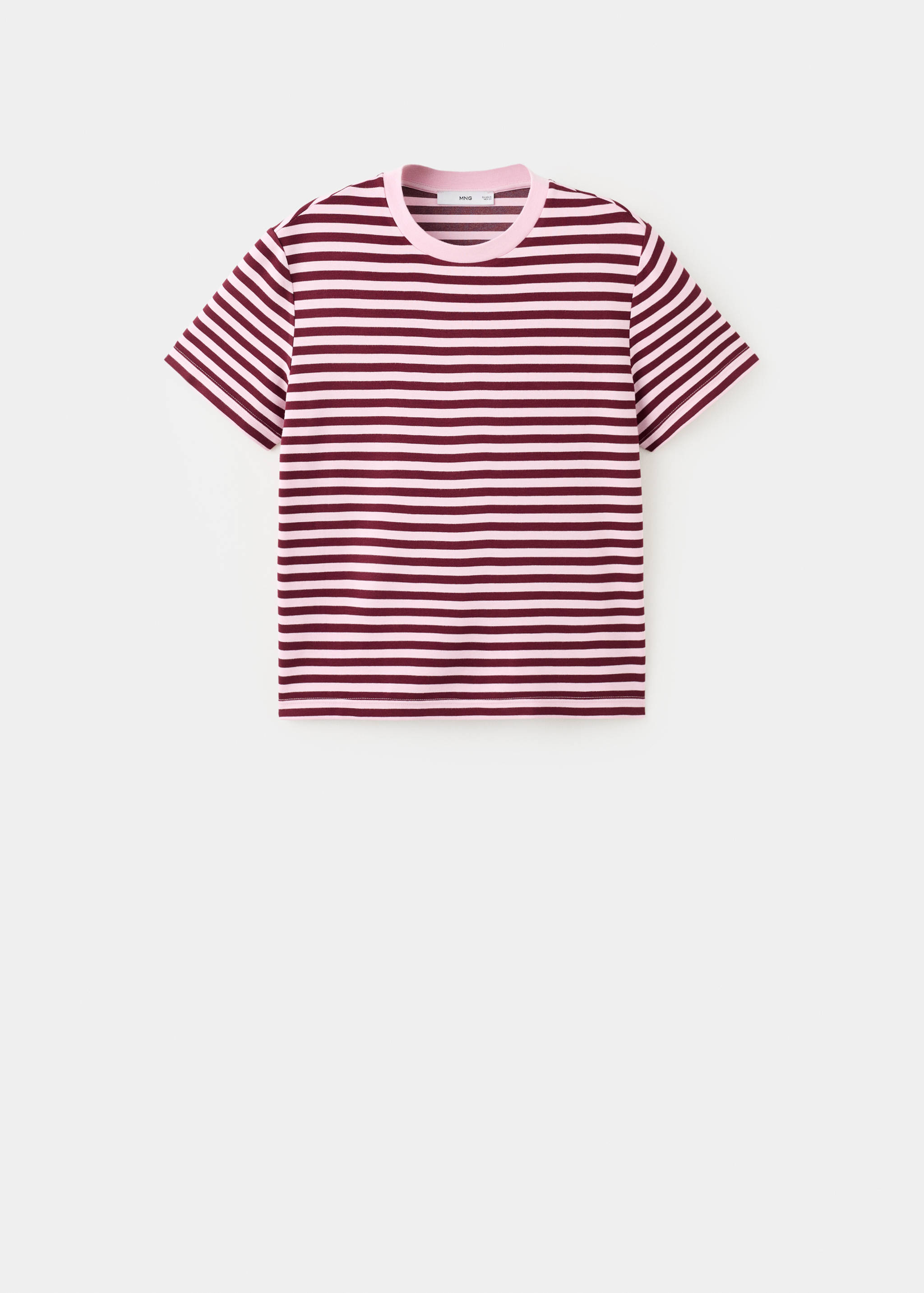 Kurzärmliges Streifen-T-Shirt - Artikel ohne Model