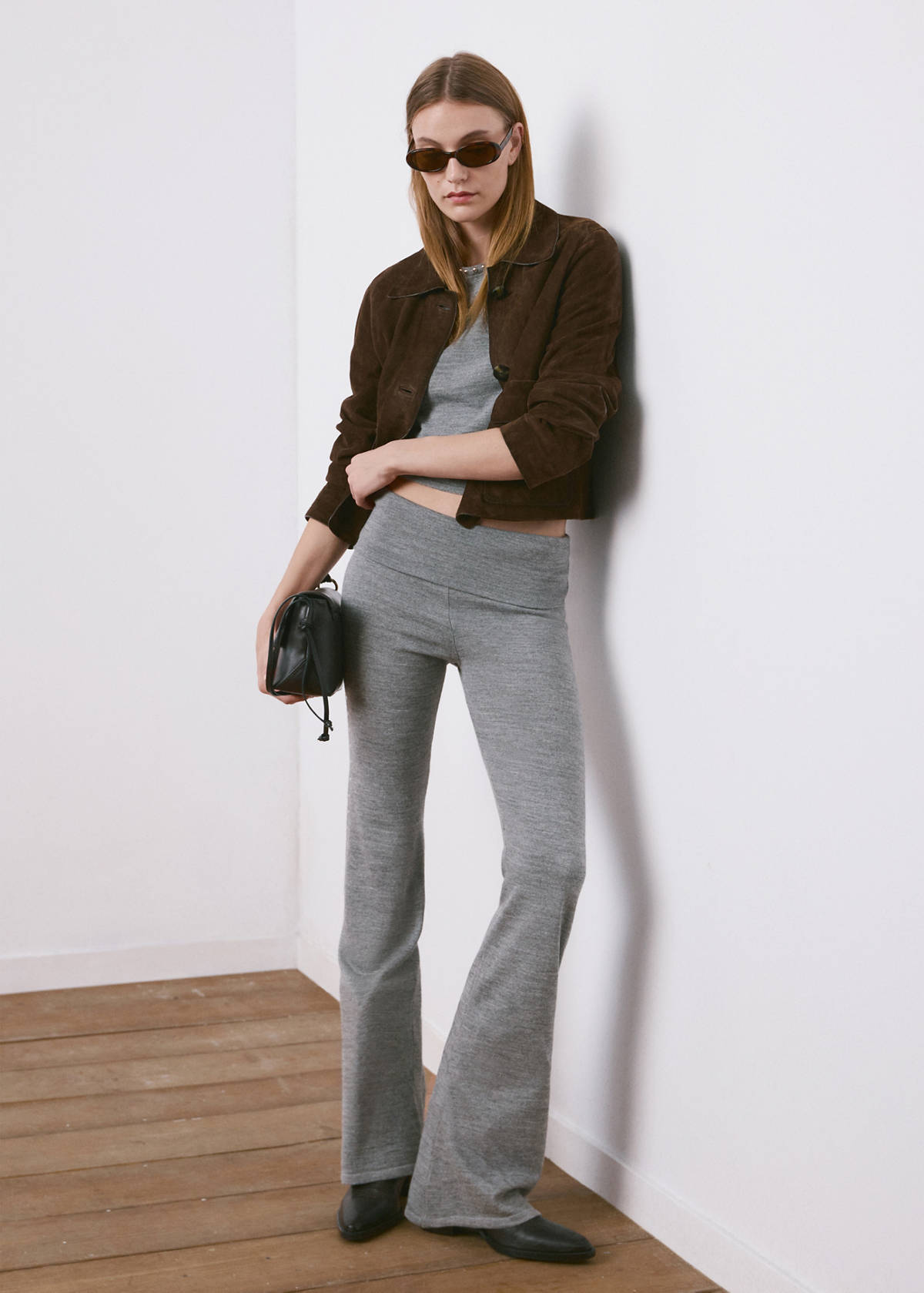Studded knitted sweater
