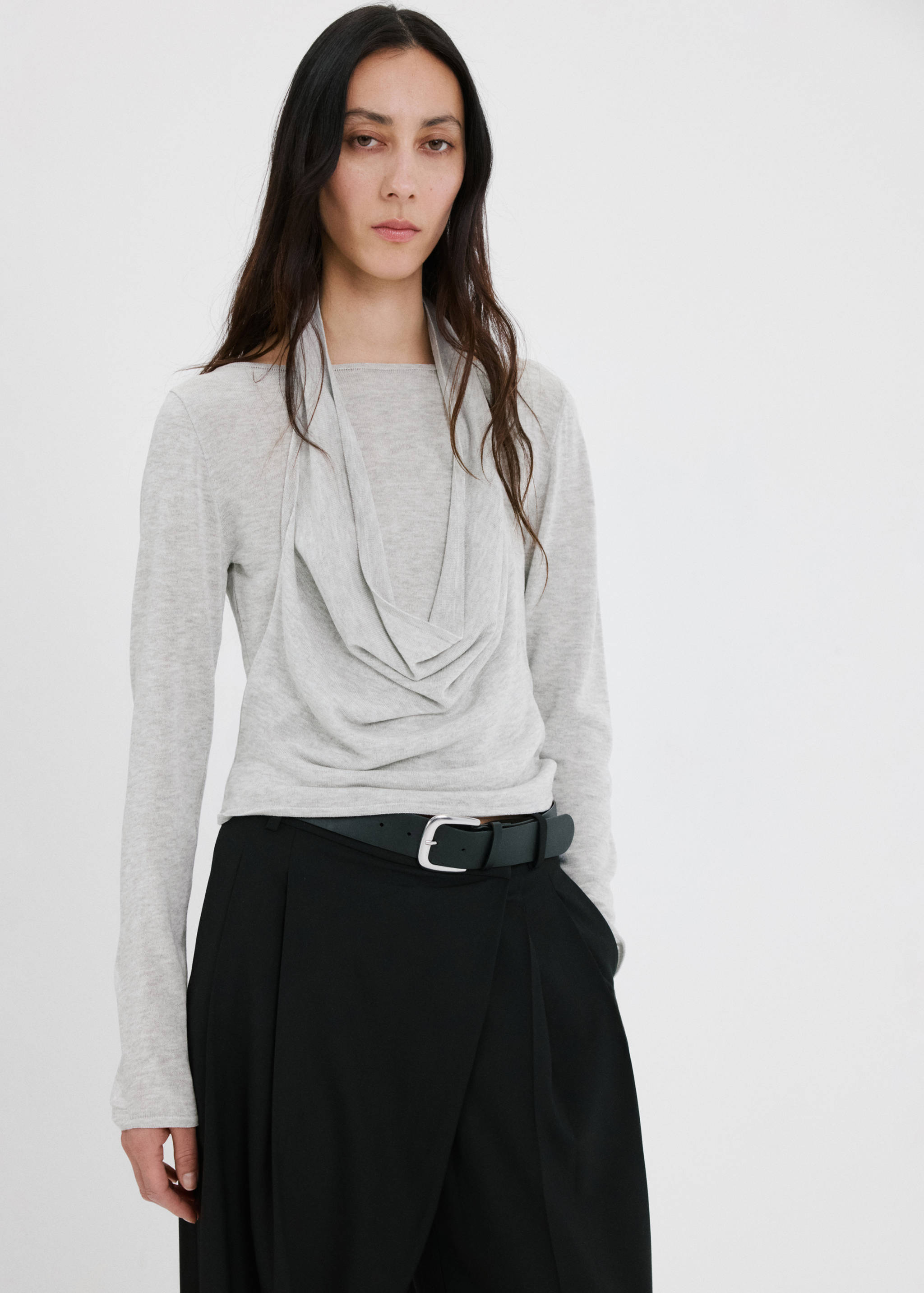 Combined-design sweater - Medium plane