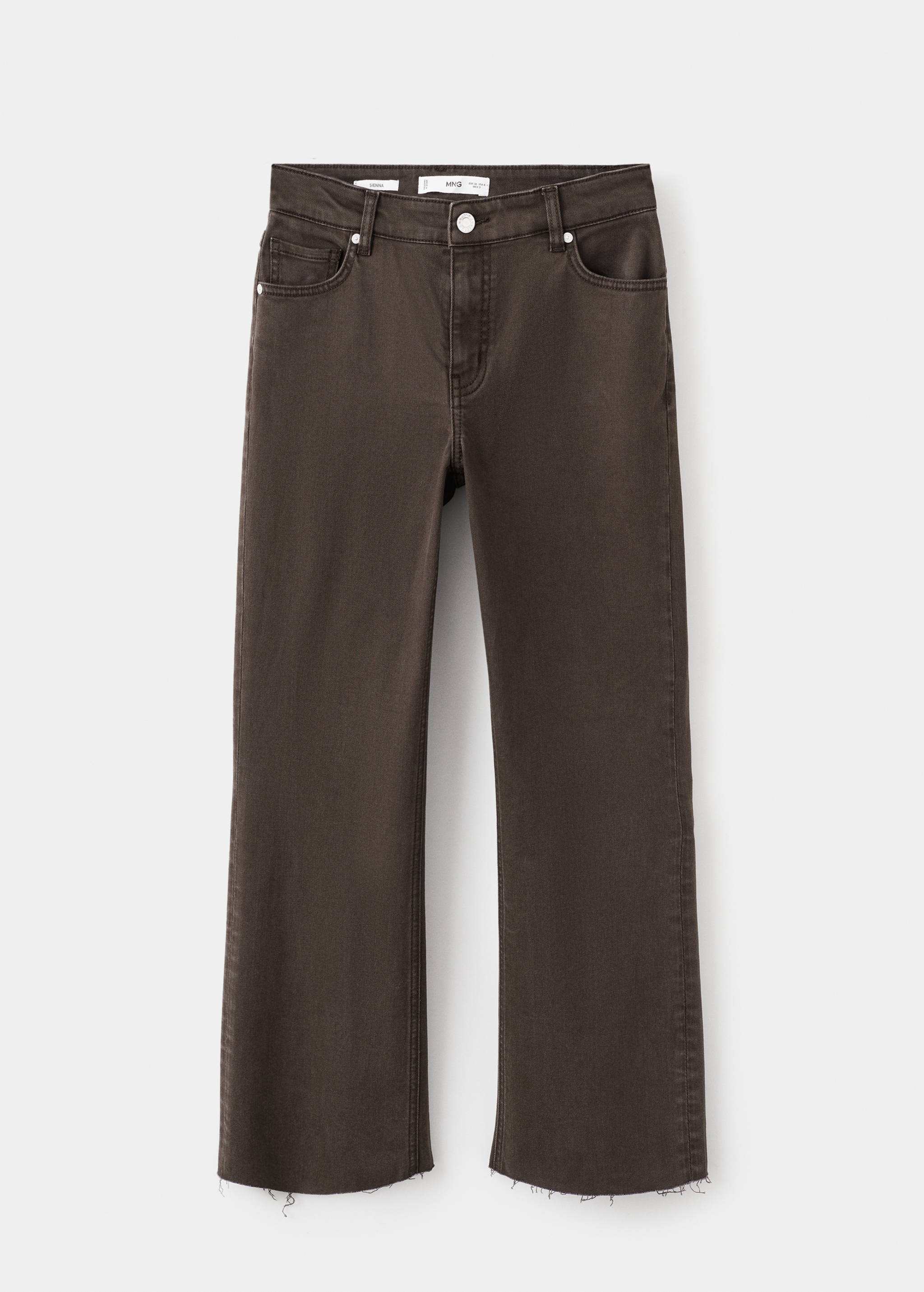 Texans Sienna flare crop - Article sense model