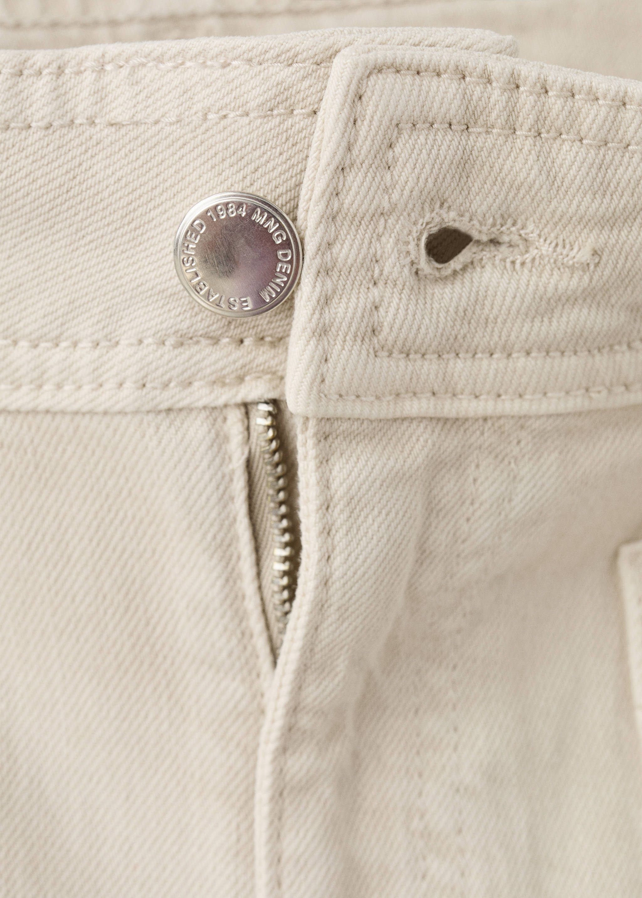 Wide leg jeans with pockets - Details of the article 0