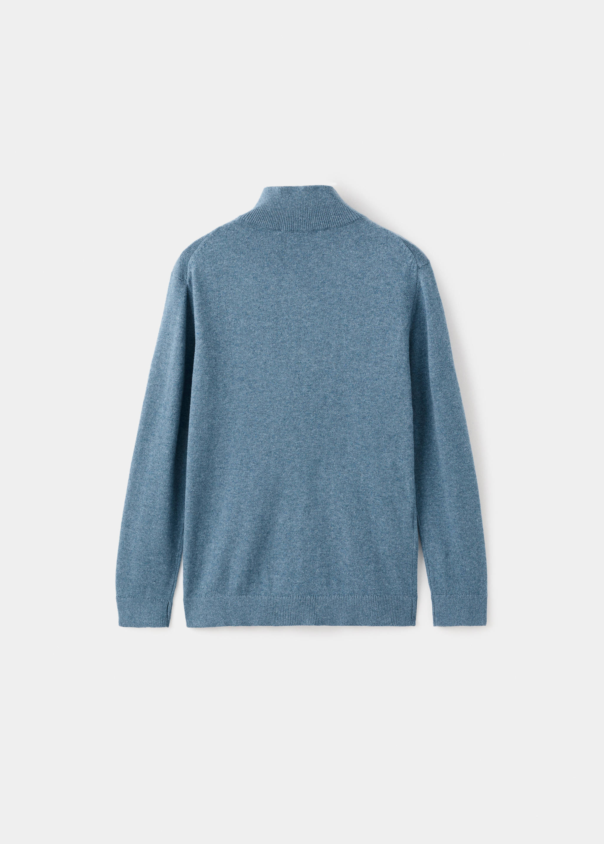 Pullover mit Zip-Kragen - Rückseite des Artikels