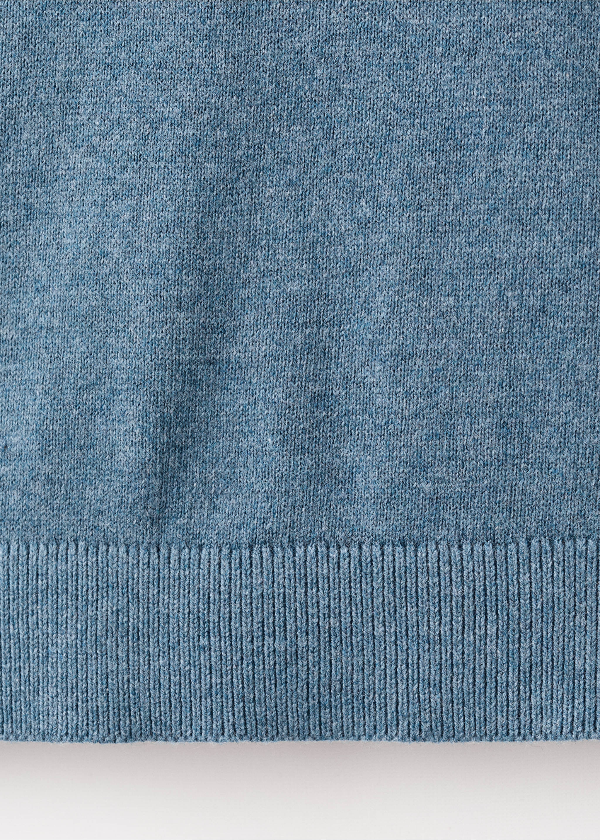 Pullover mit Zip-Kragen - Detail des Artikels 0, Blau. Ref: 27031259-00.