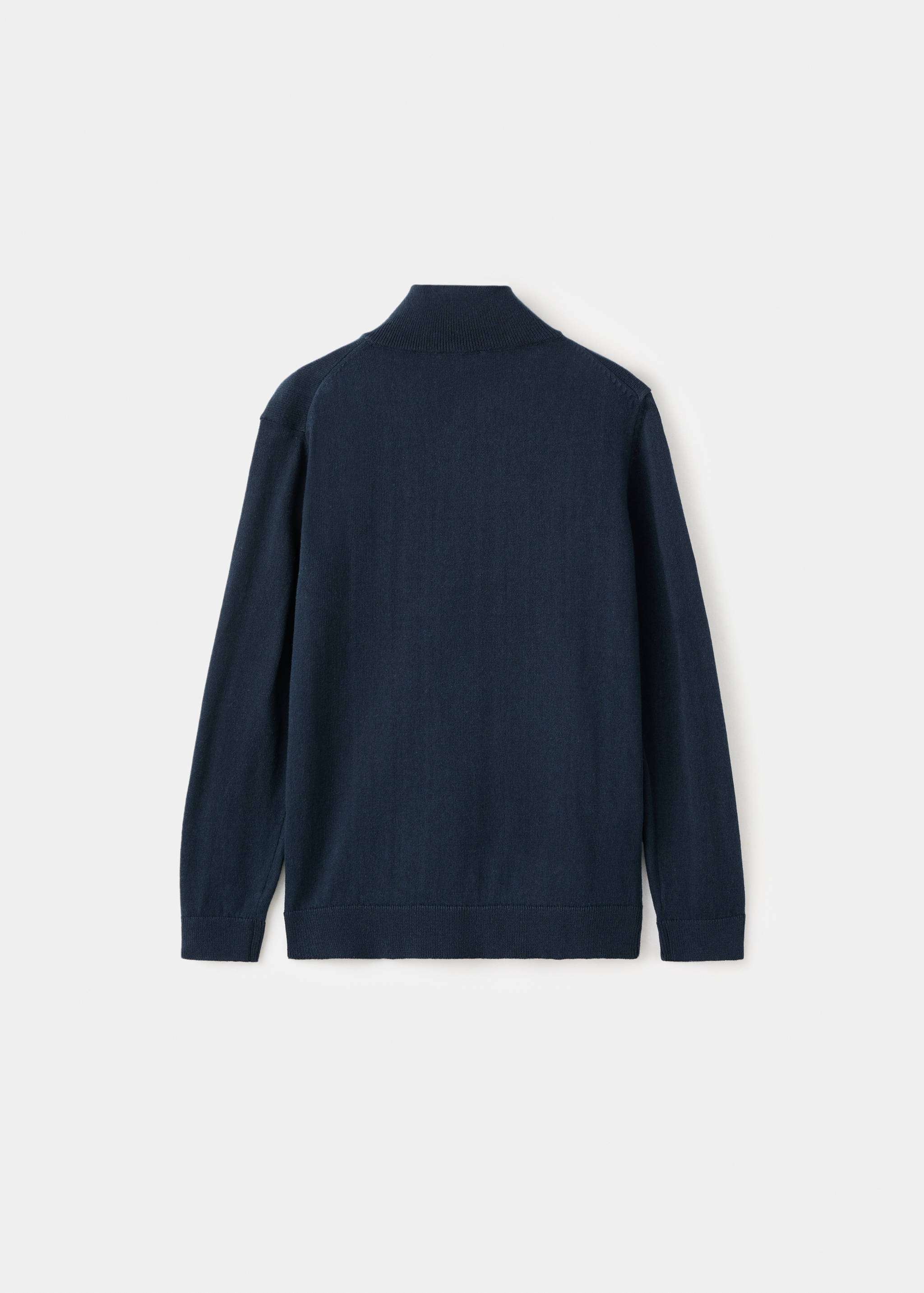Pullover mit Zip-Kragen - Rückseite des Artikels