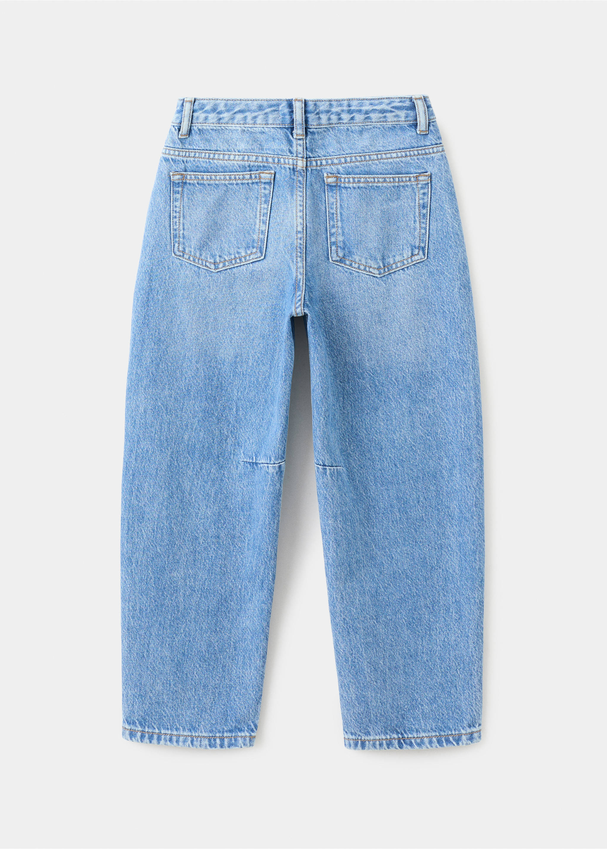 Balloon-Jeans - Rückseite des Artikels, Mittelblau. Ref: 27032889-00.