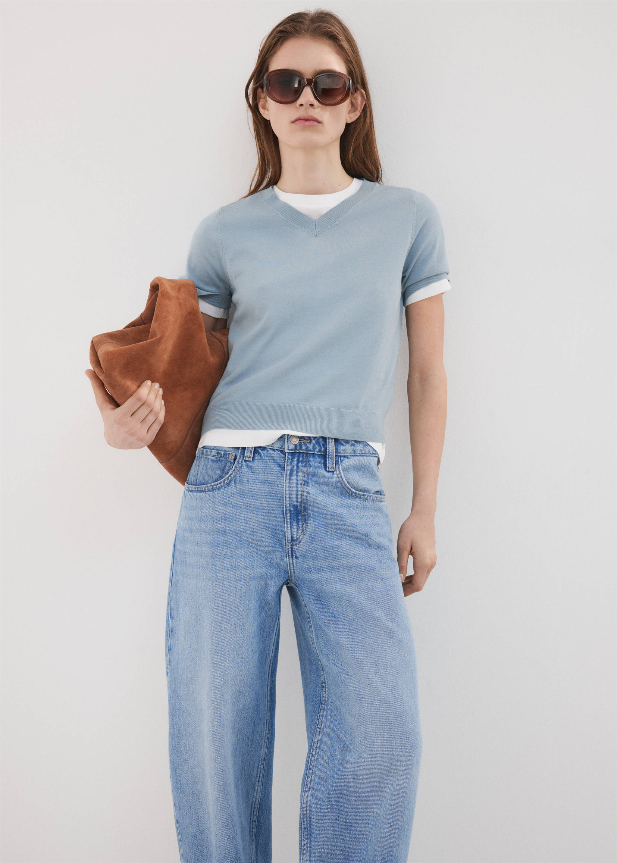 Barrel-Jeans mit hoher Taille - Detail des Artikels 1