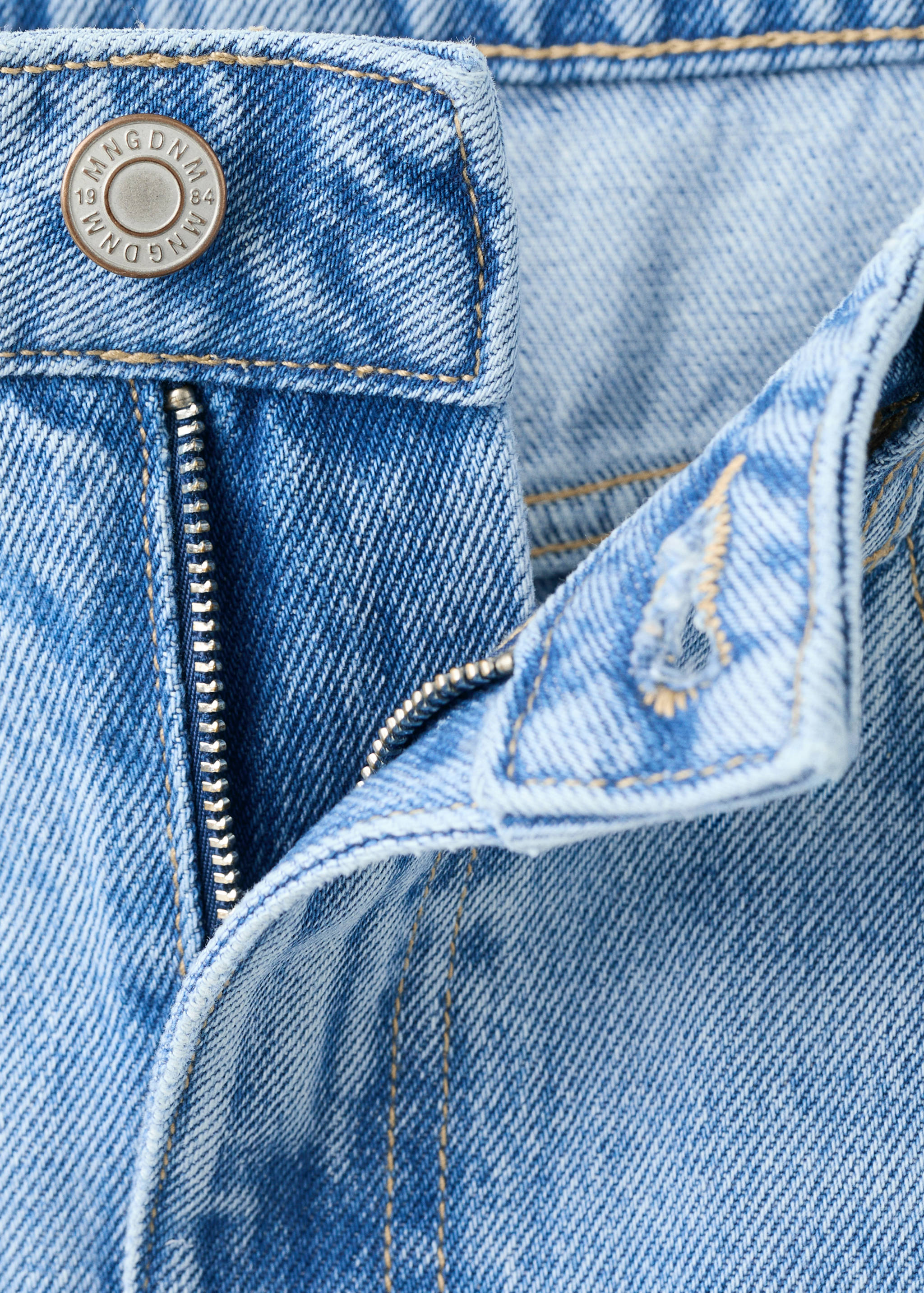 Barrel-Jeans mit hoher Taille - Detail des Artikels 8