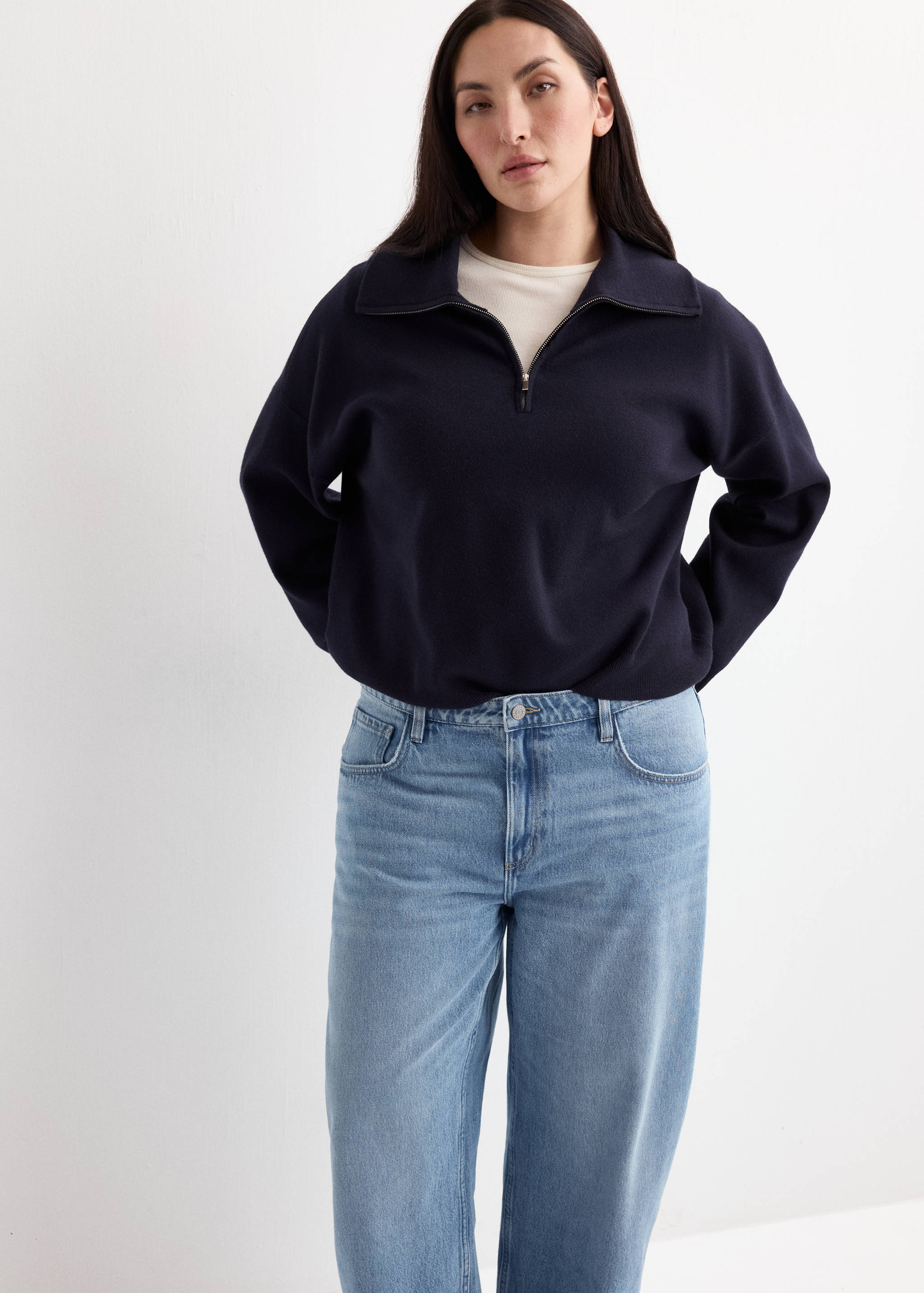 Barrel-Jeans mit hoher Taille - Detail des Artikels 5