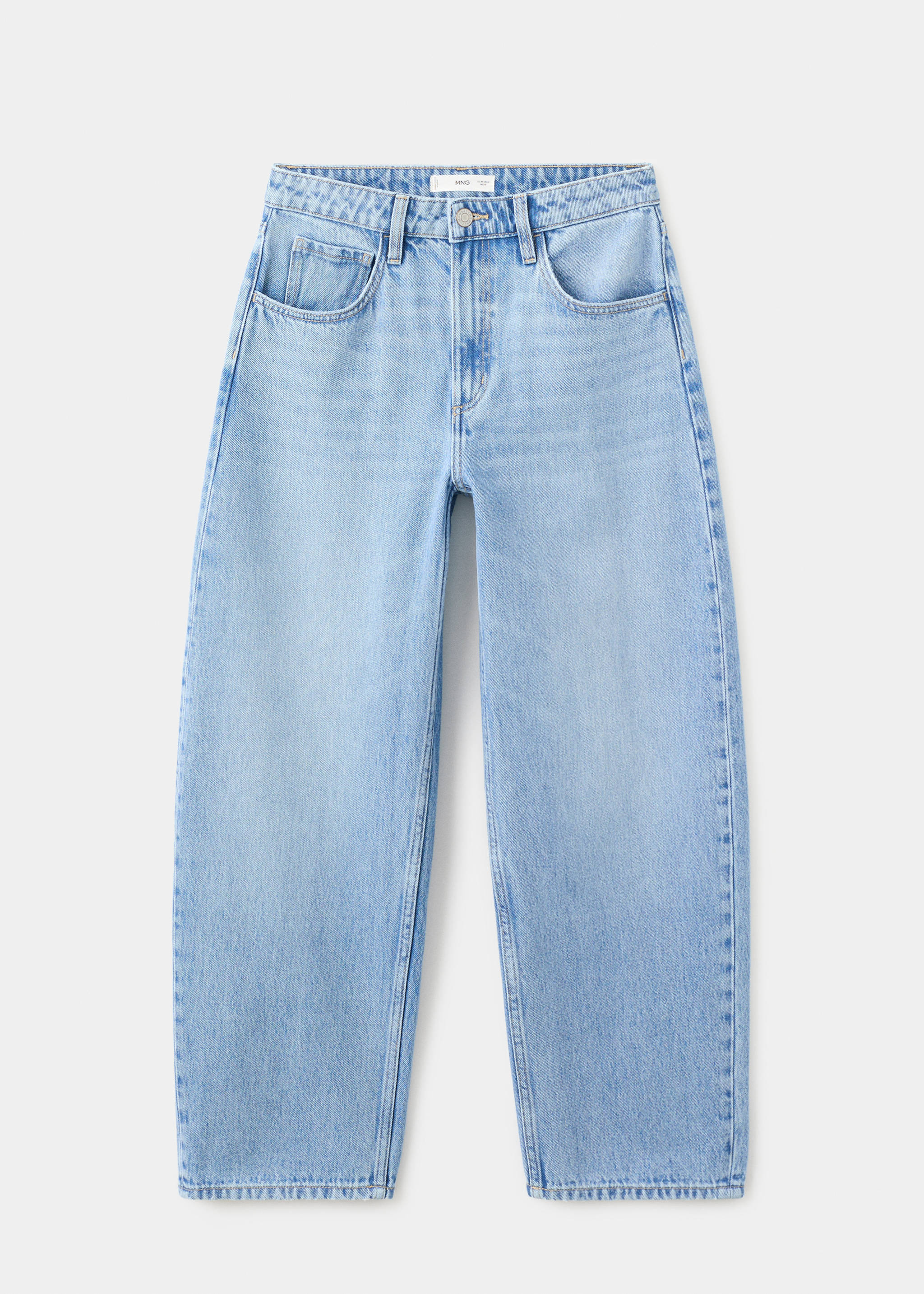 Barrel-Jeans mit hoher Taille - Artikel ohne Model