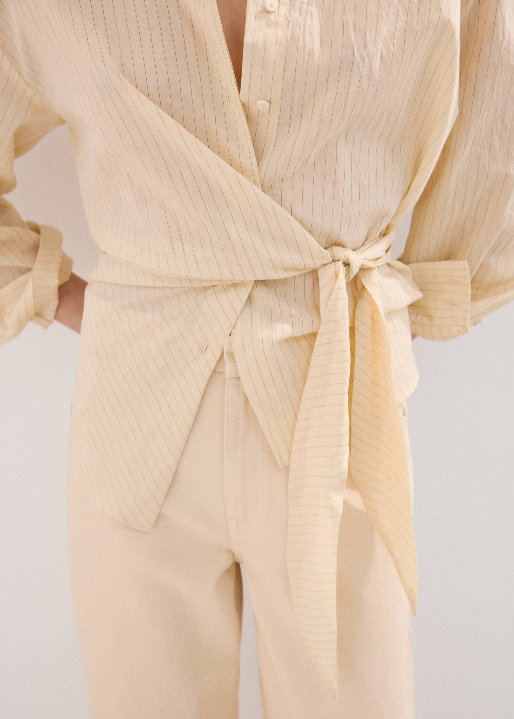 Mid-rise balloon jeans - Details of the article 3