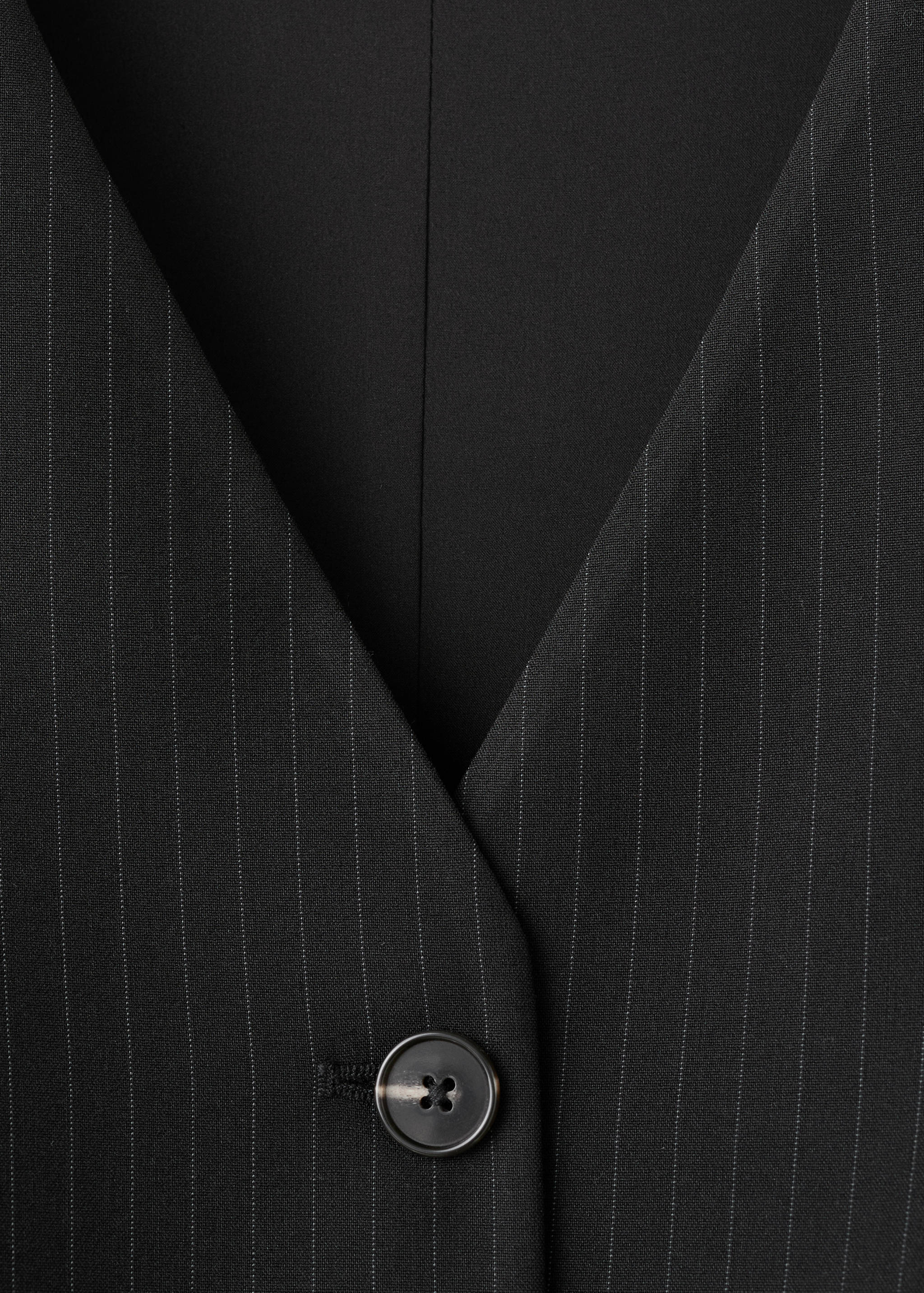Pinstripe suit-style jumpsuit - Details of the article 8