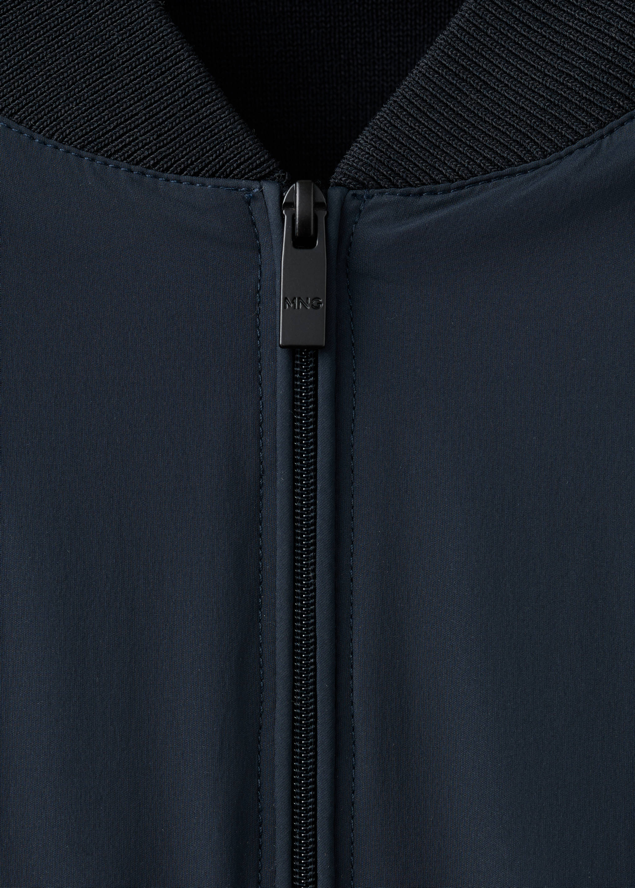 Veste bomber en maille combinée - Détail de l'article 8