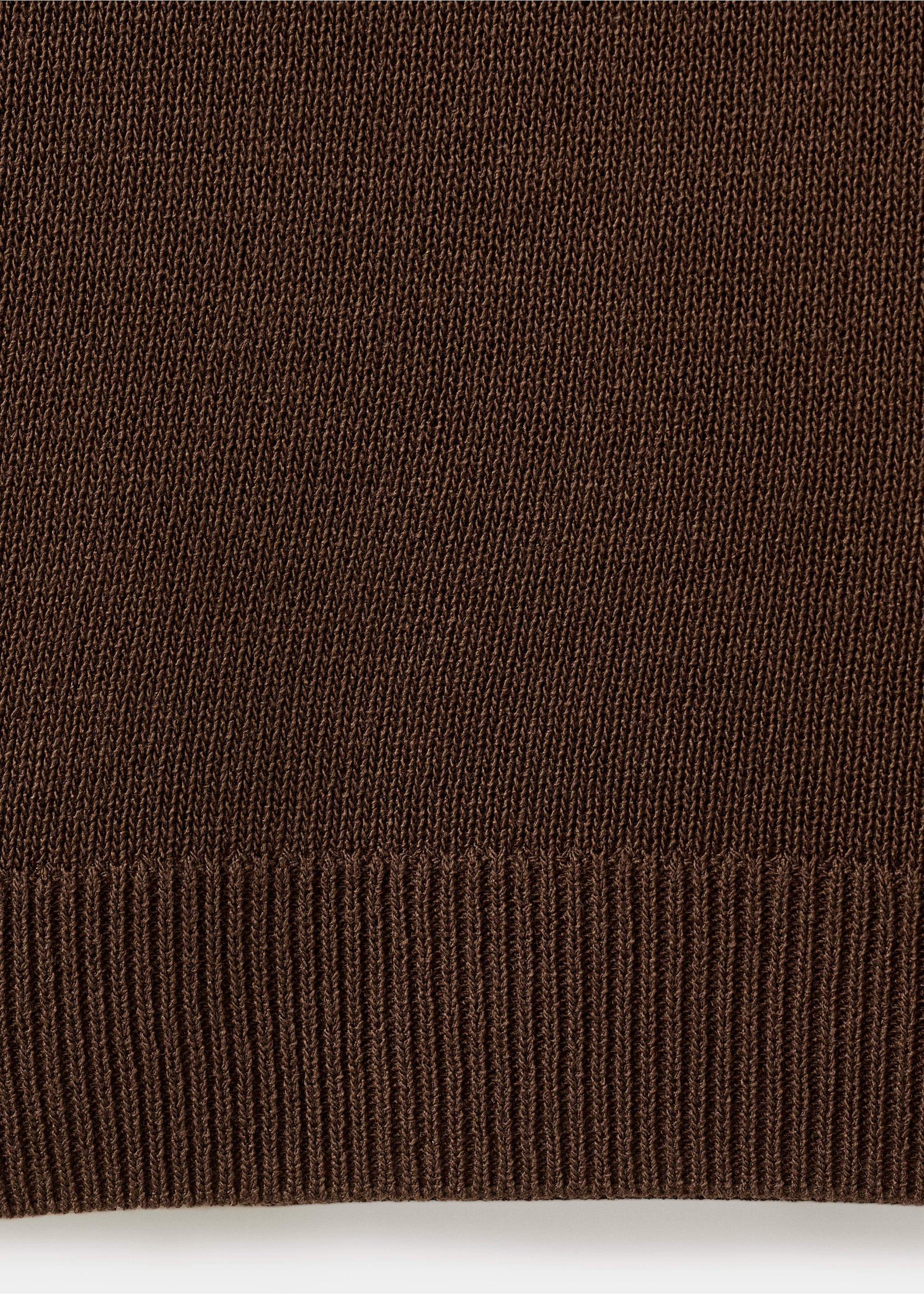 Jersei punt coll polo - Detall de l'article 0, Xocolata. Ref: 27035821-00.