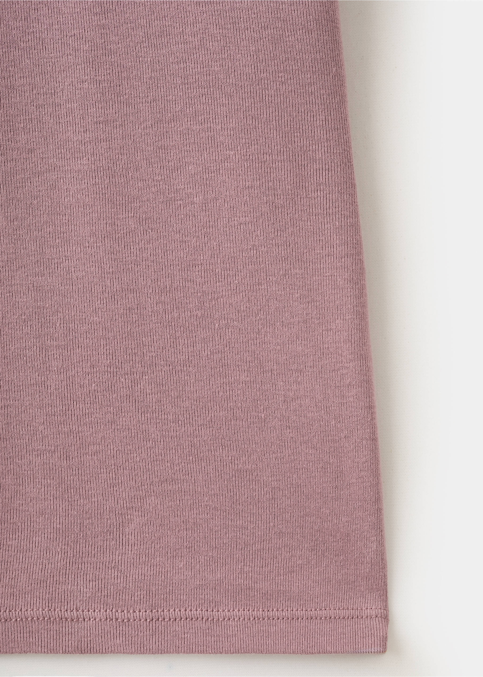Tailliertes Kurzarm-T-Shirt - Detail des Artikels 0, Helllila/Pastelllila. Ref: 27035998-00.