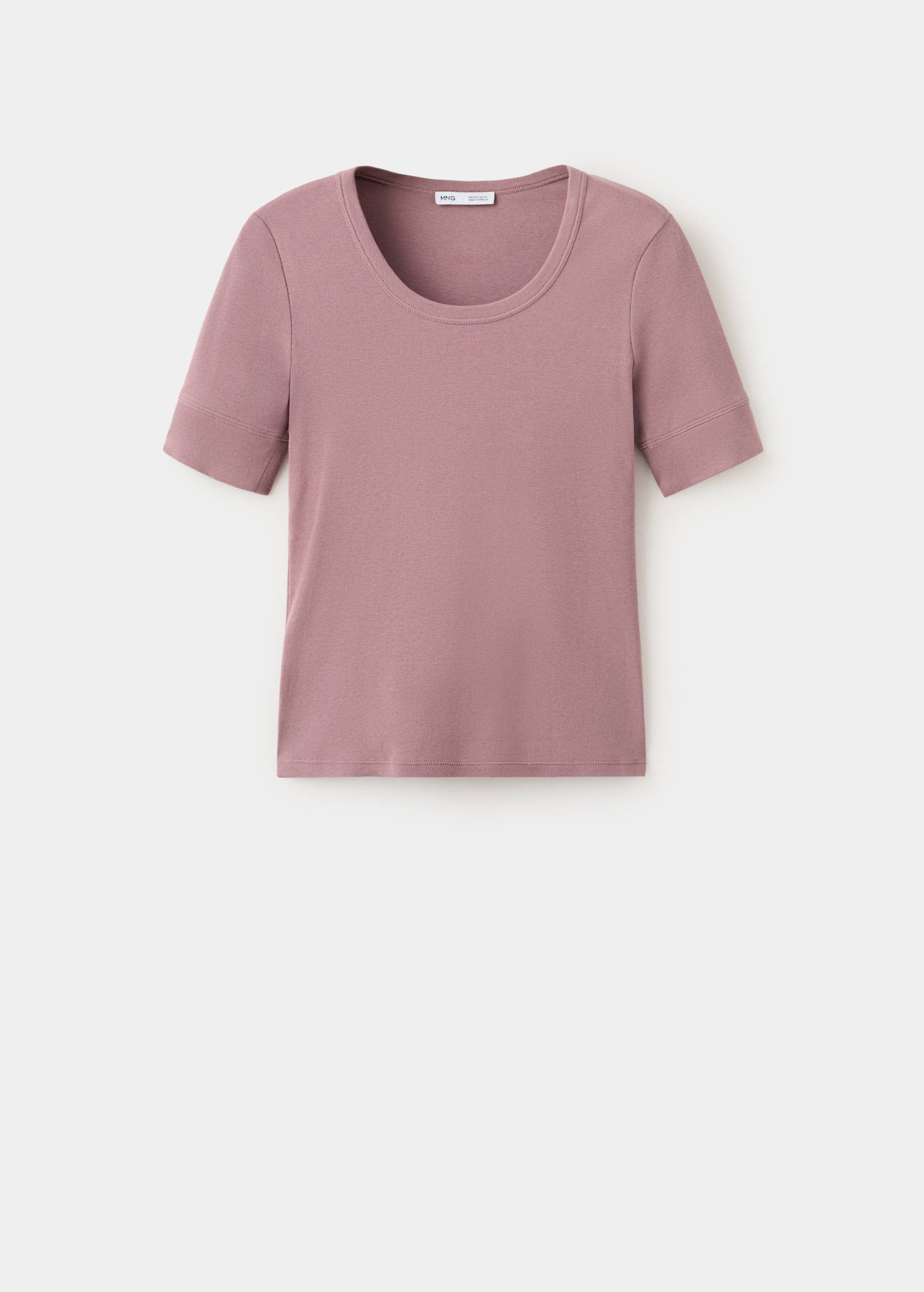 Tailliertes Kurzarm-T-Shirt - Artikel ohne Model