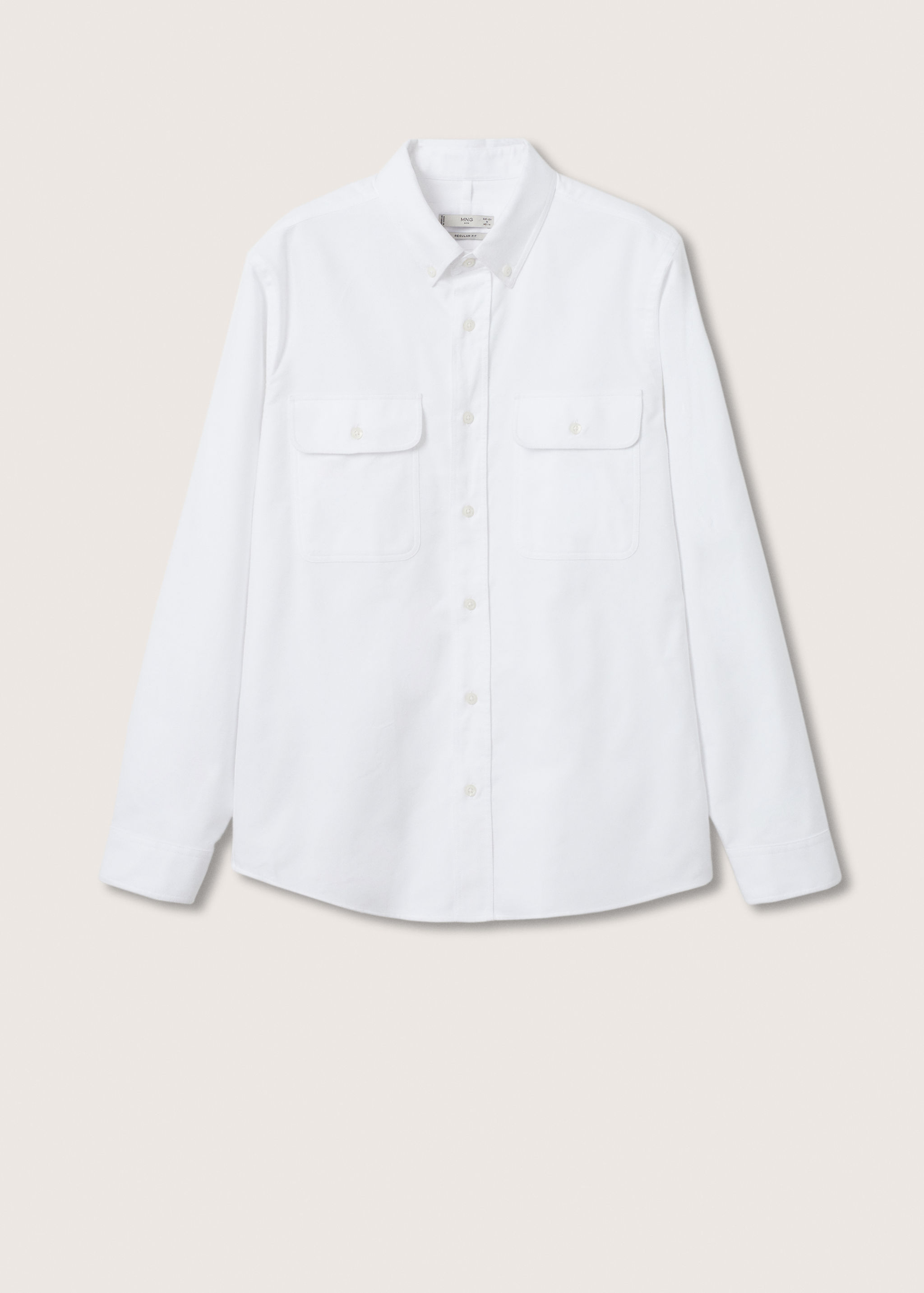 Chest-pocket cotton shirt - Article without model