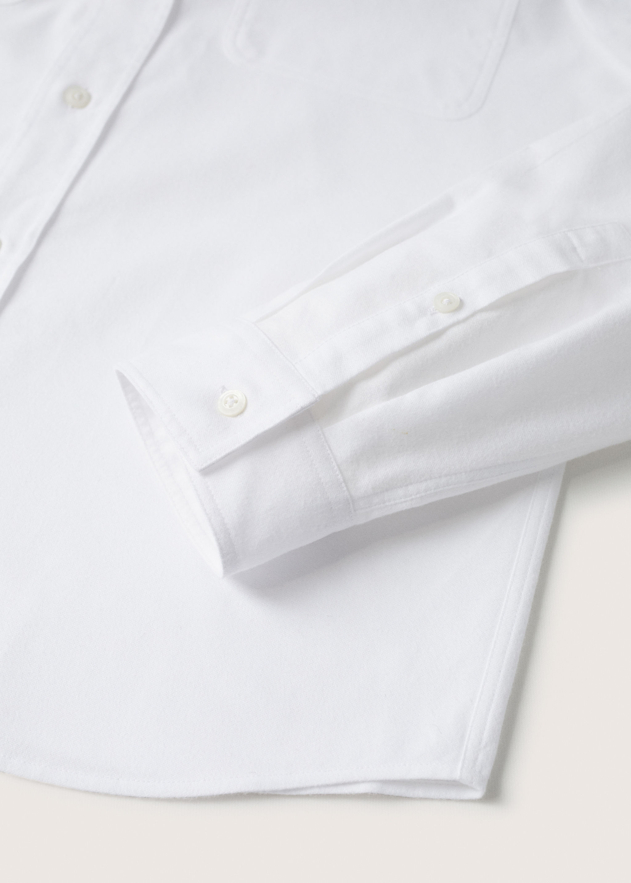 Chest-pocket cotton shirt - Details of the article 7