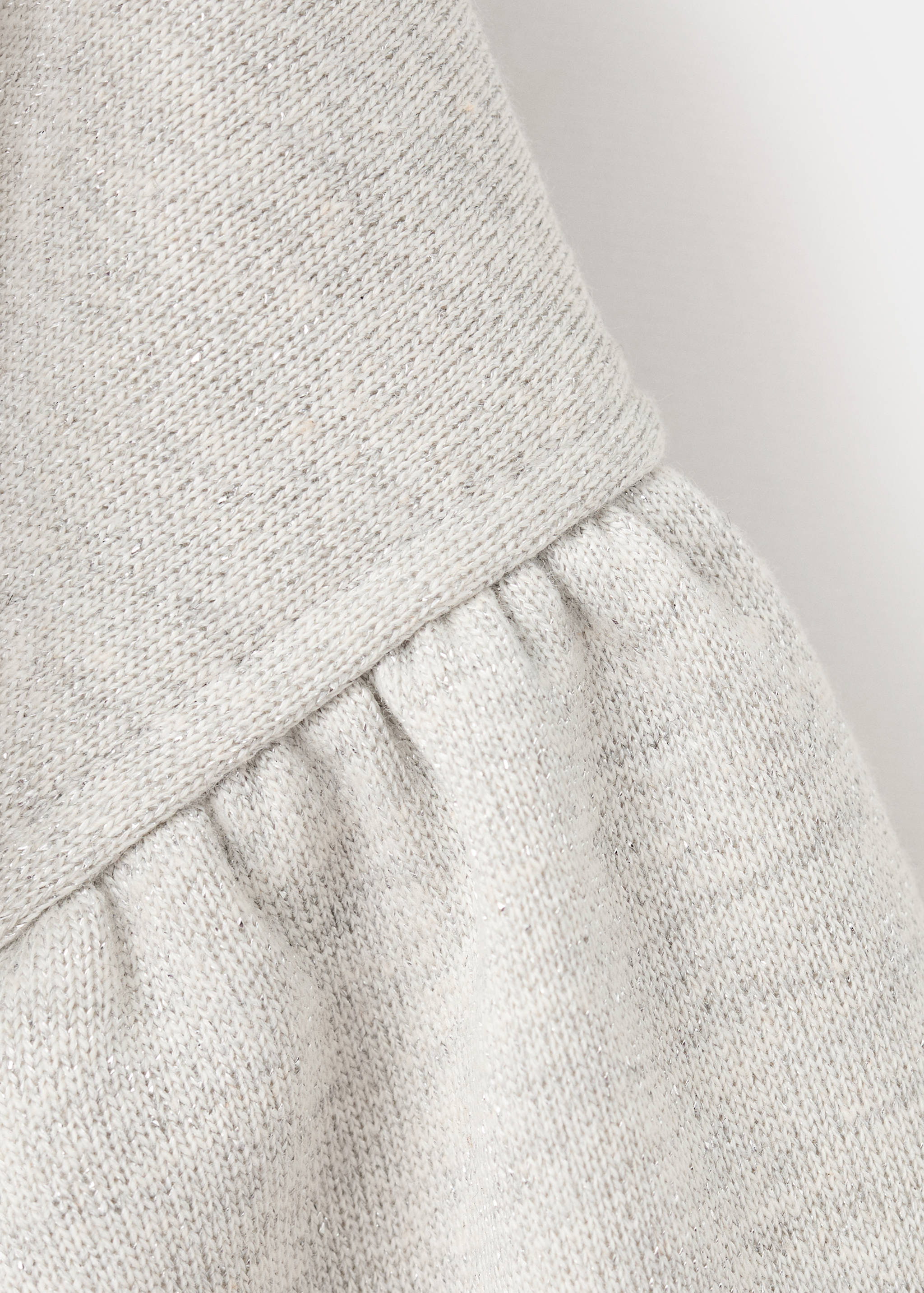 Sweatshirt mit Lurex und sternförmiger Strass-Applikation - Detail des Artikels 8