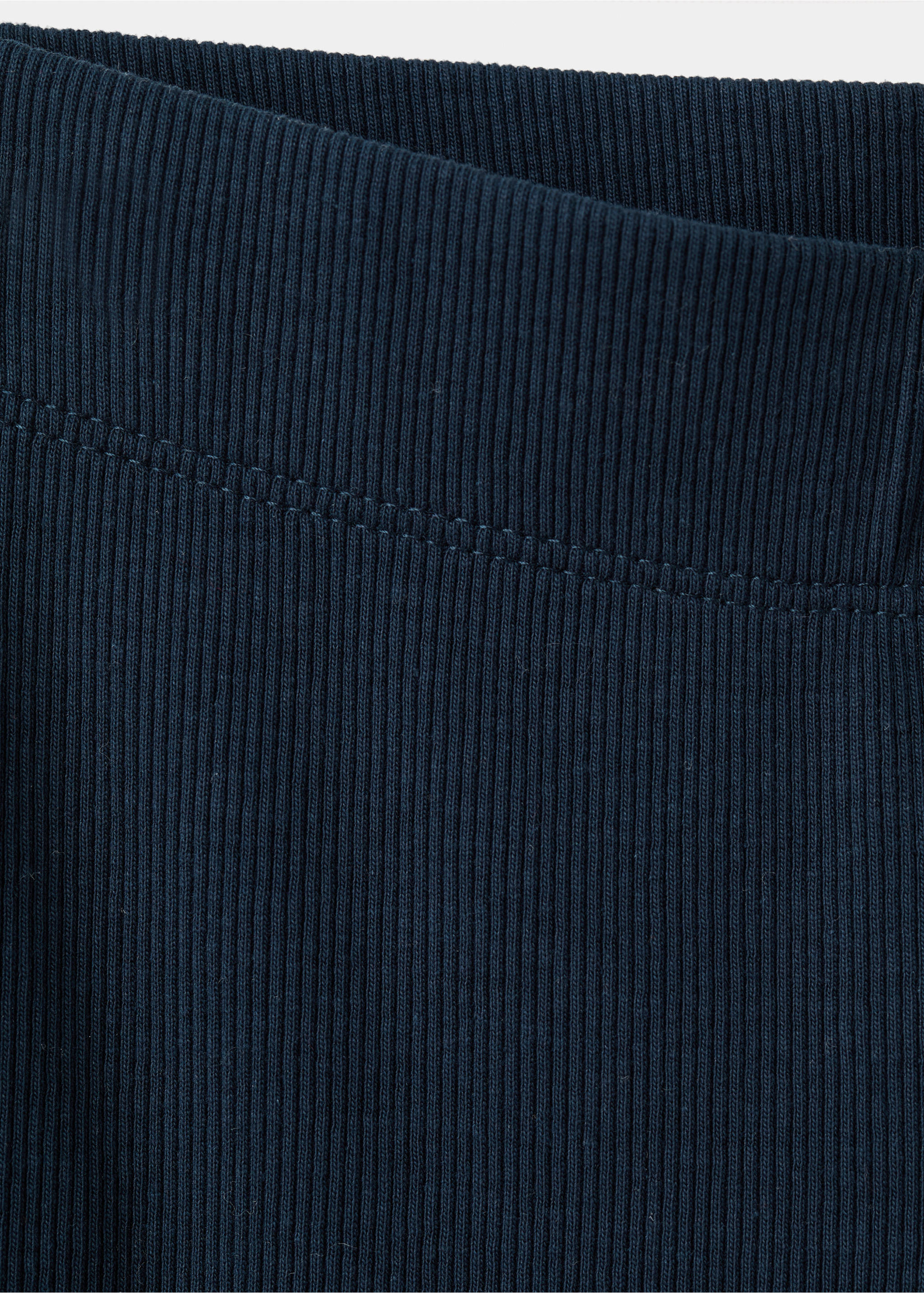 Flared-Leggings aus Baumwolle - Detail des Artikels 8, Marineblau. Ref: 27041272-00.