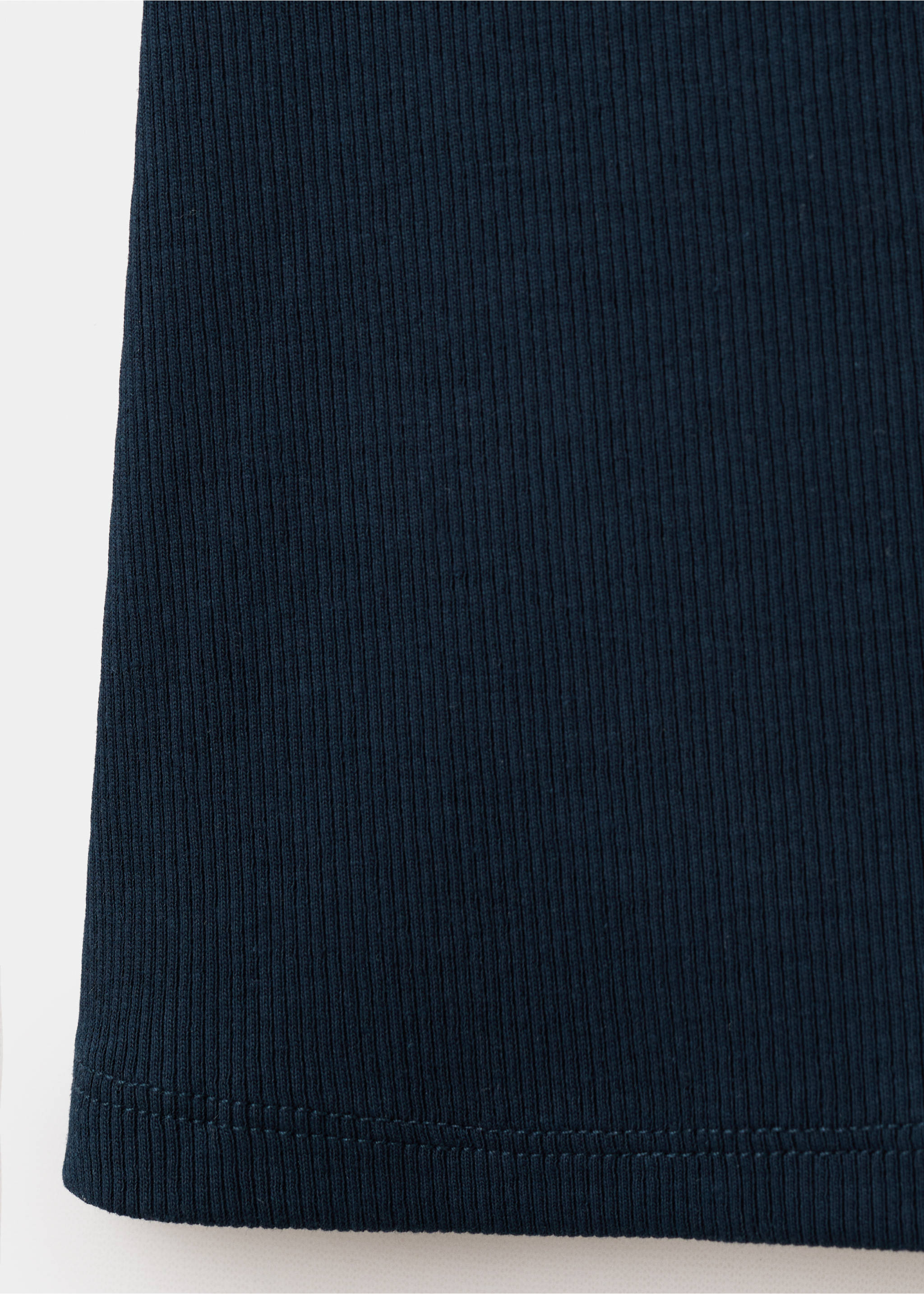 Flared-Leggings aus Baumwolle - Detail des Artikels 0, Marineblau. Ref: 27041272-00.