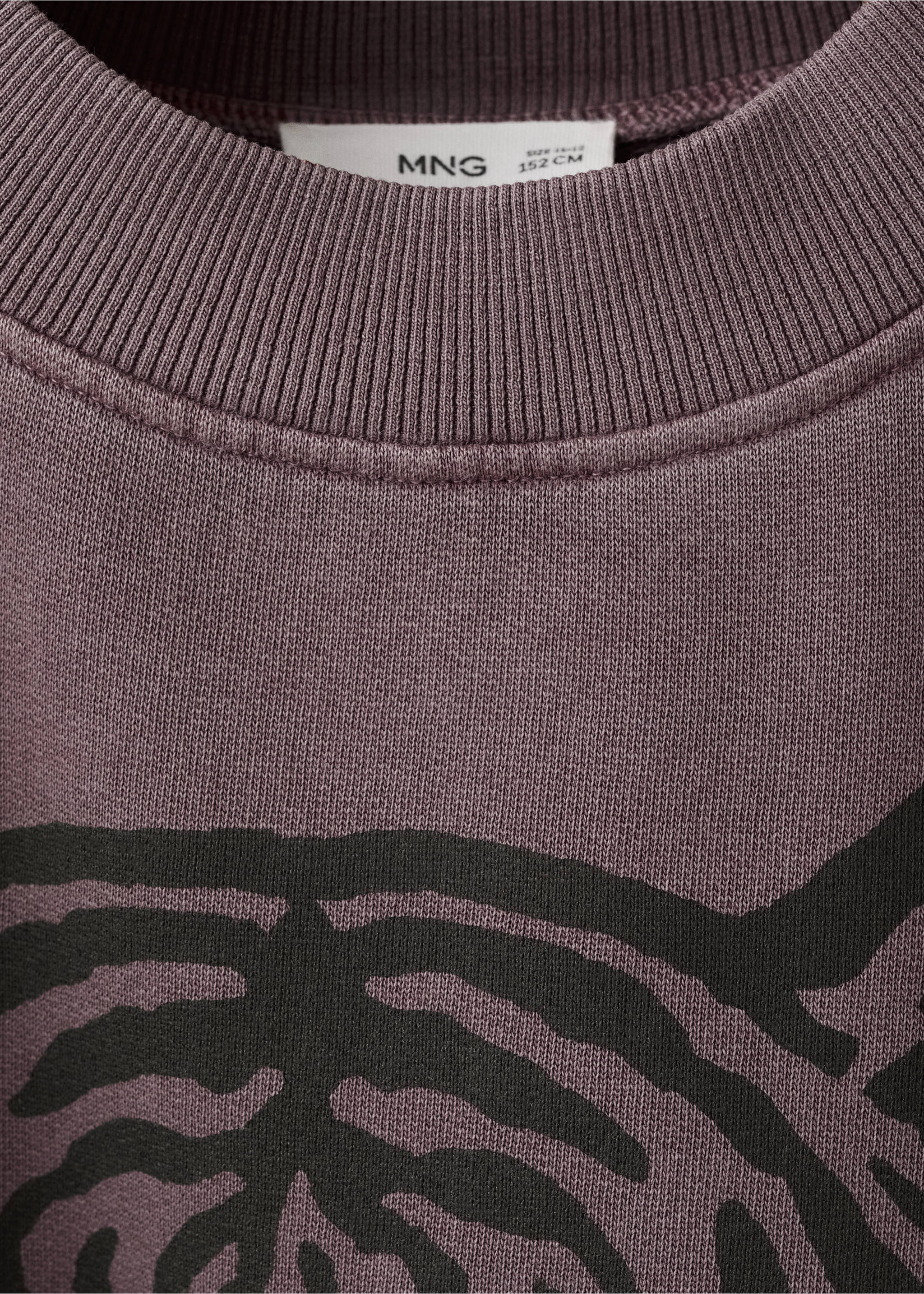 Sweat-shirt imprimé tigre - Détail de l'article 8, Chocolat. Ref: 27041536-00.