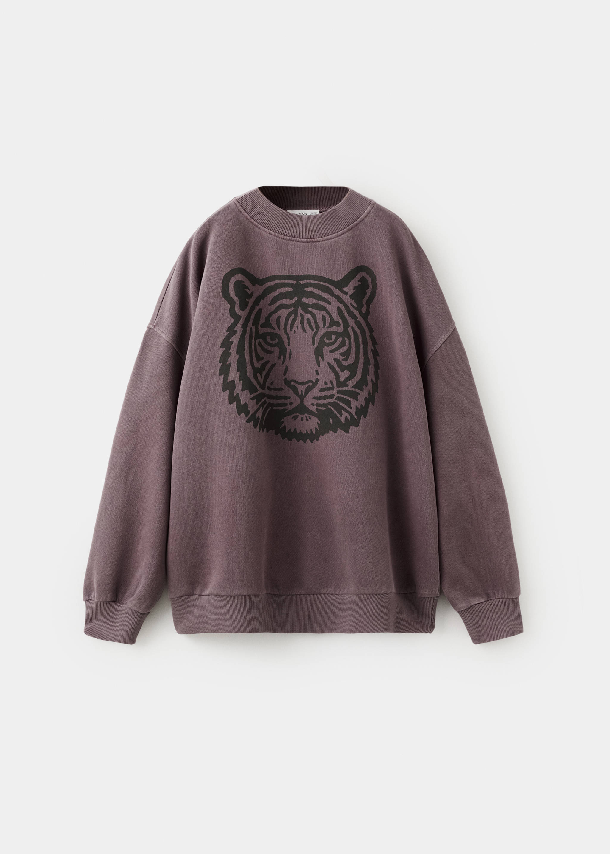 Sweat-shirt imprimé tigre - Article sans modèle
