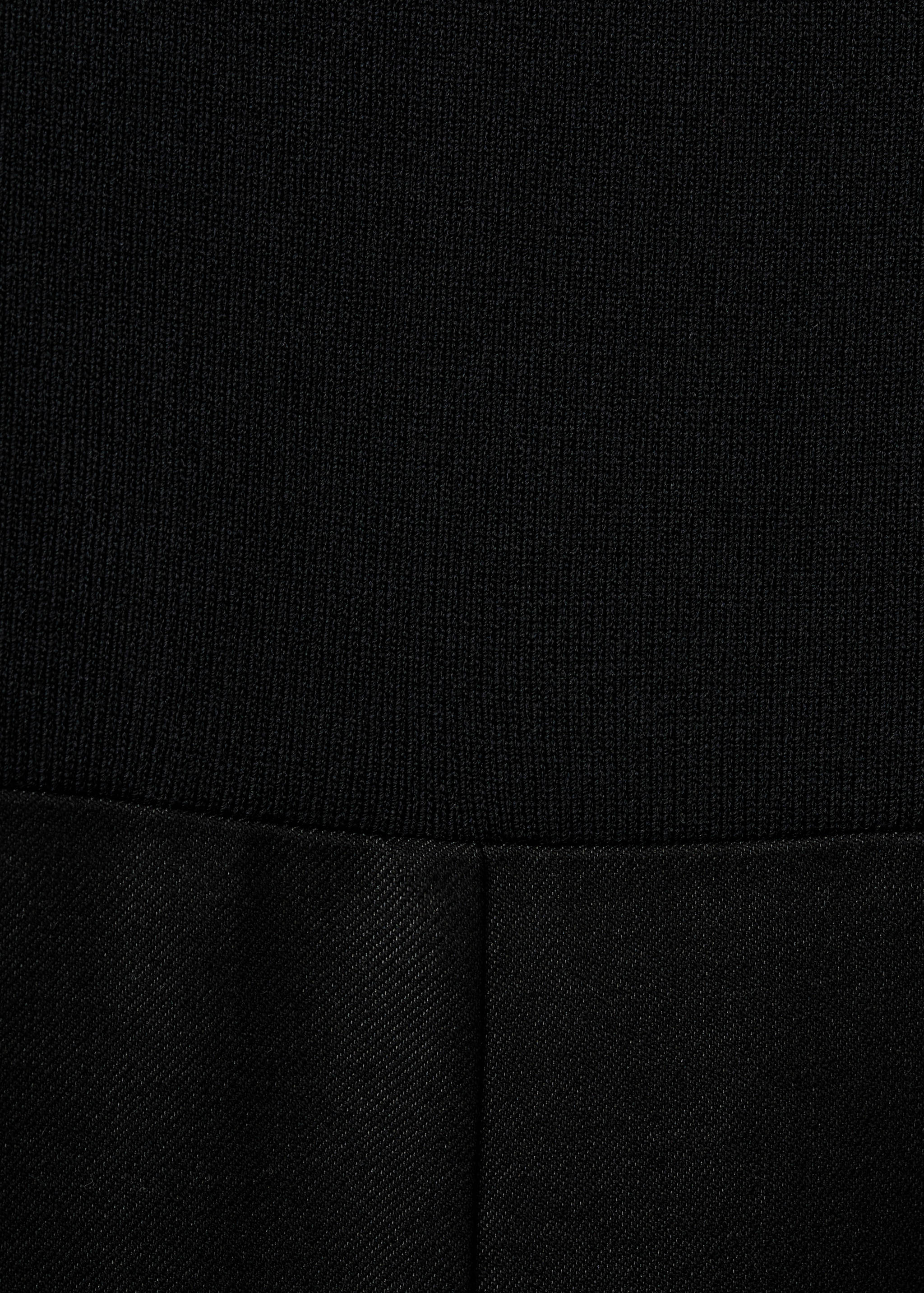 Contrast-bodice long jumpsuit - Details of the article 0