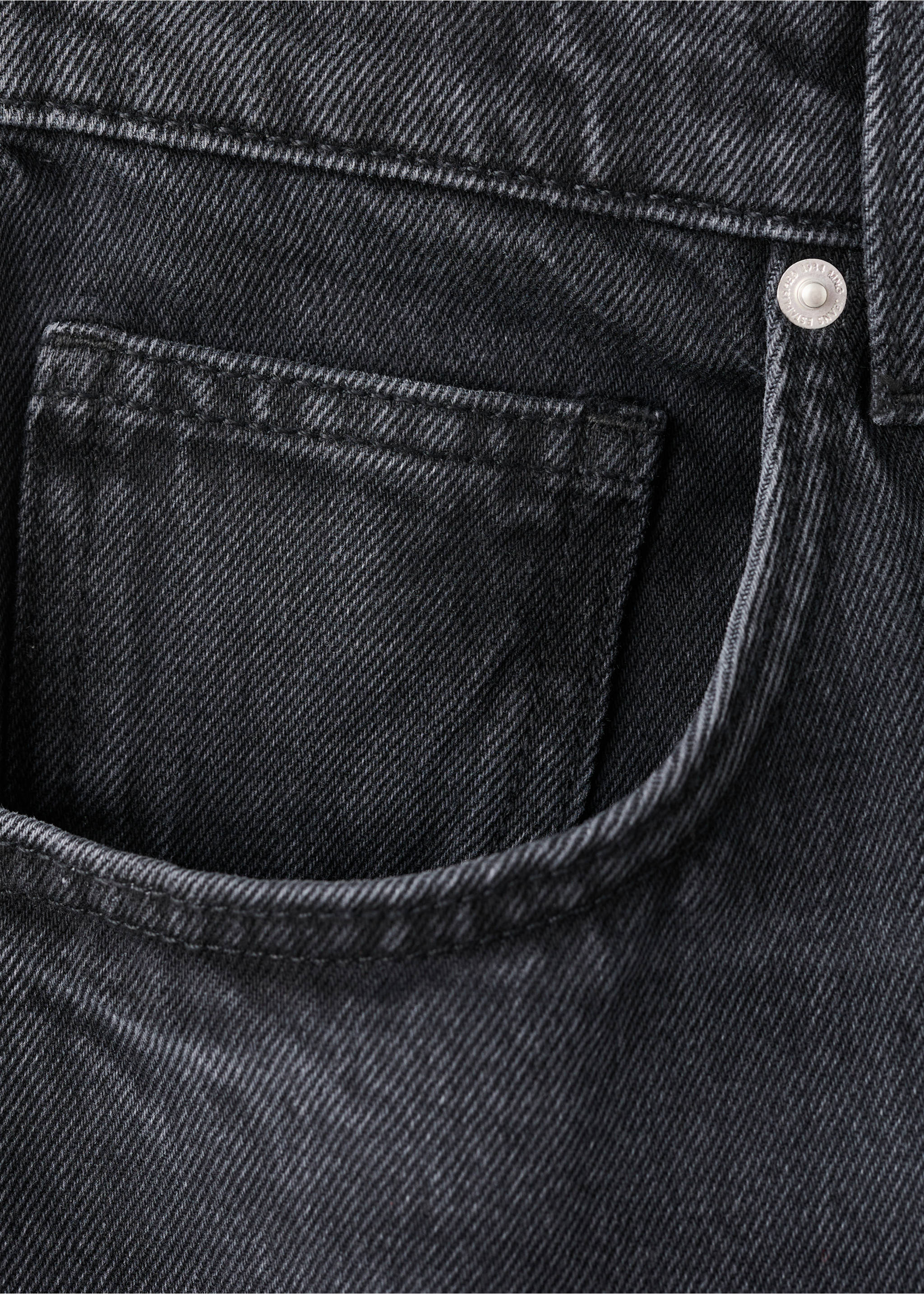 Texans rectes tir mitjà - Detall de l'article 0, Black denim. Ref: 27044099-00.