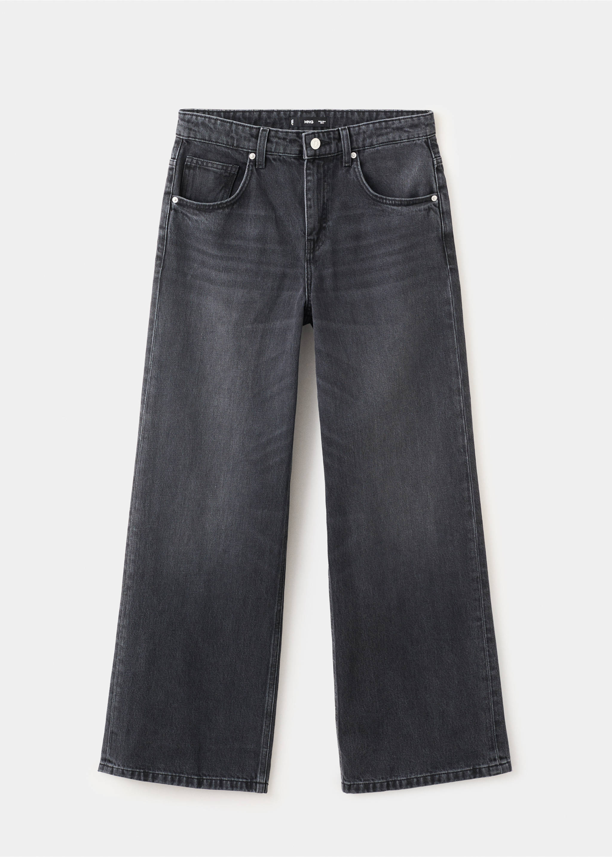 Texans rectes tir mitjà - Article sense model, Black denim. Ref: 27044099-00.